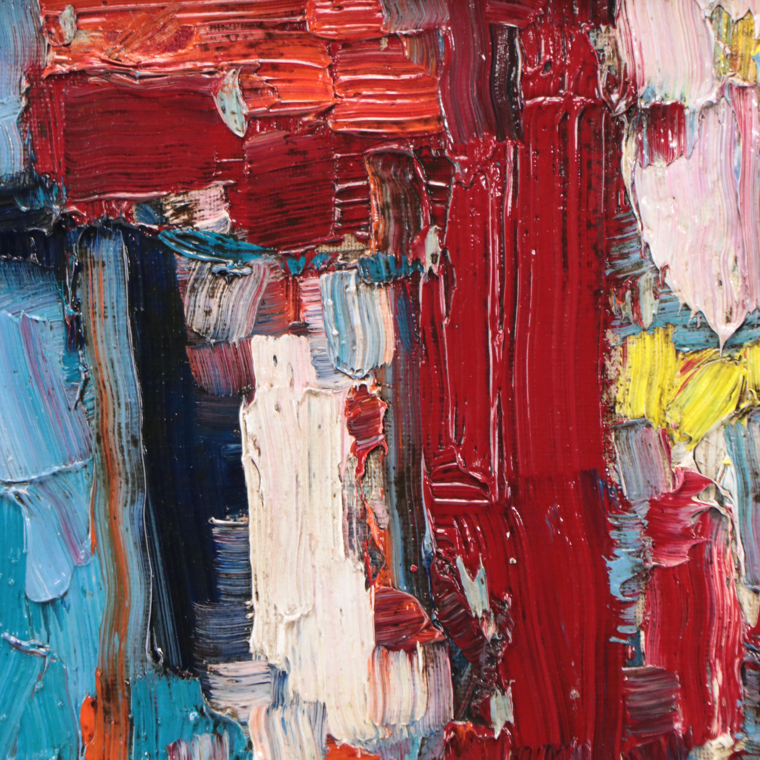 Serguei Novitchkov Oil Painting "Venice, Old Balcony," 2022