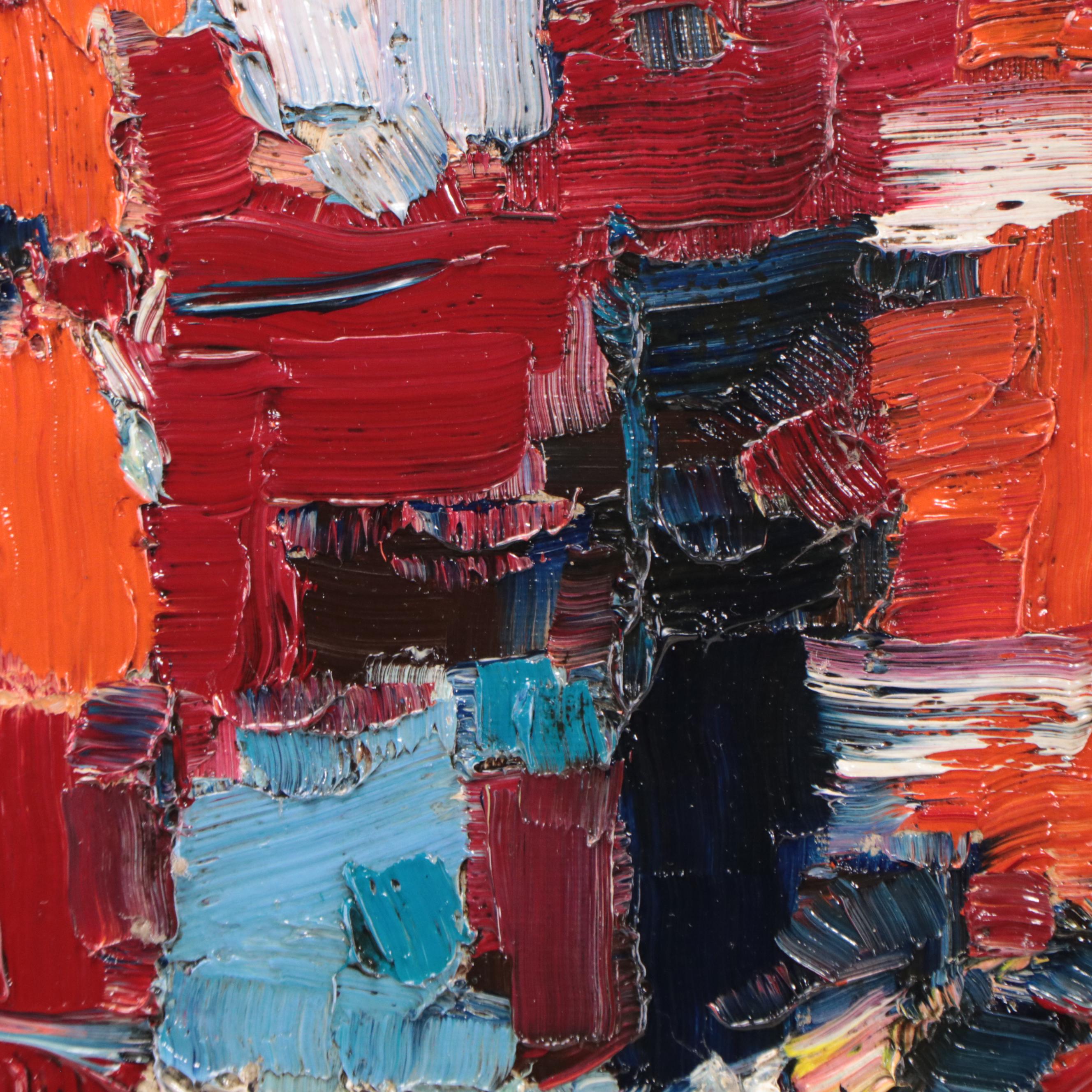 Serguei Novitchkov Oil Painting "Venice, Old Balcony," 2022