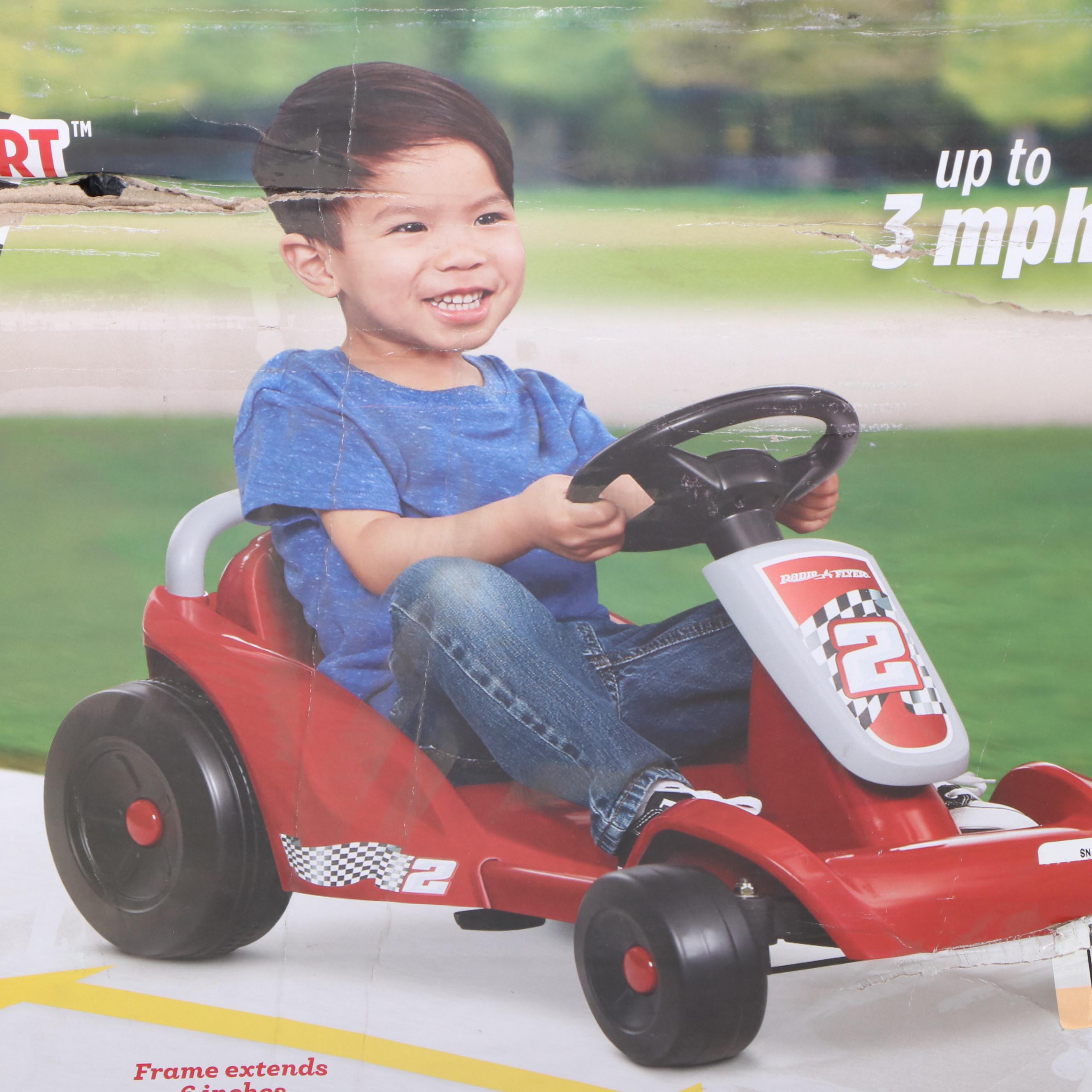Radio Flyer Grow Kart 6V Powered Ride-On Toy