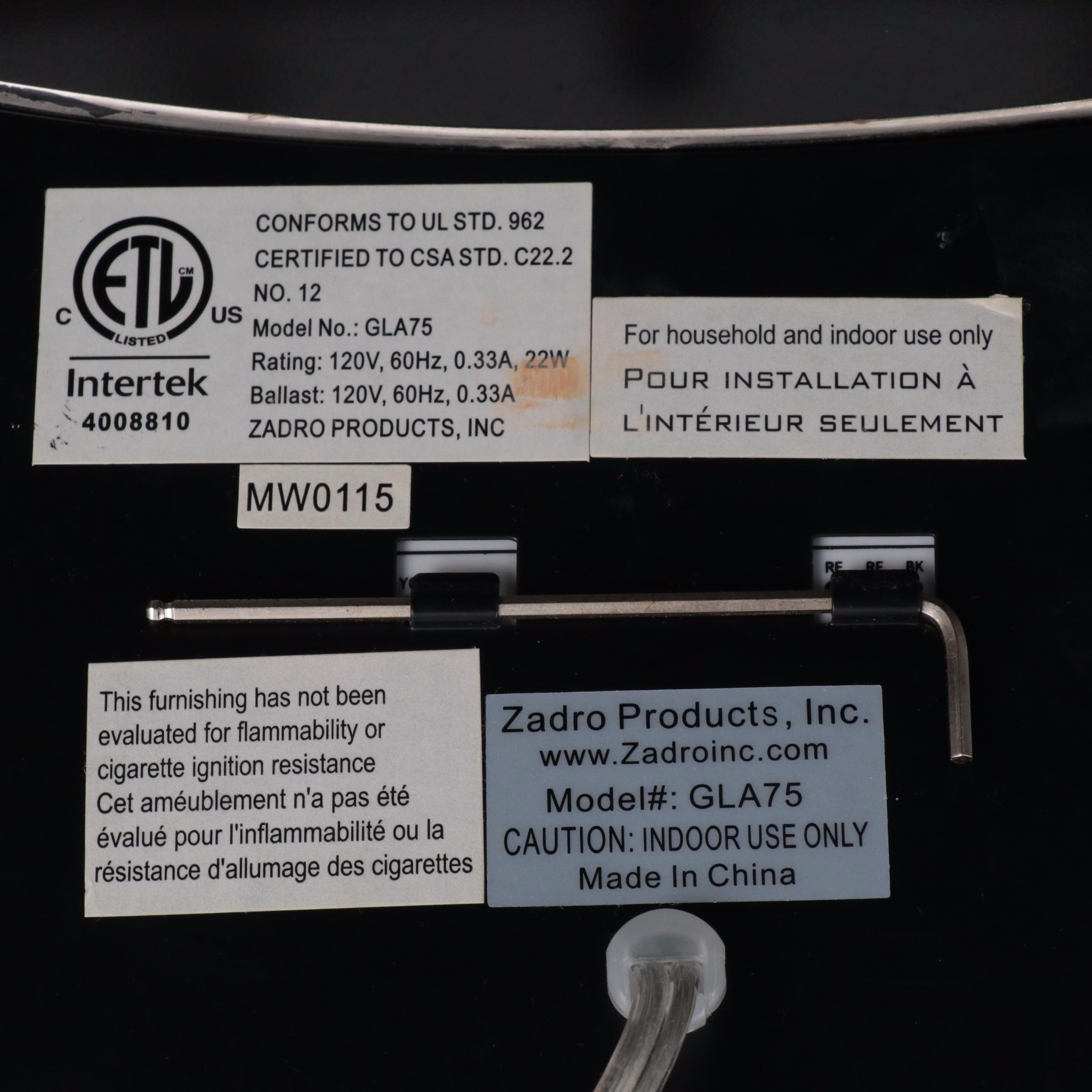 Zadro Dimmable Make Up Mirror and Magnifier with Faux Roses in Vase