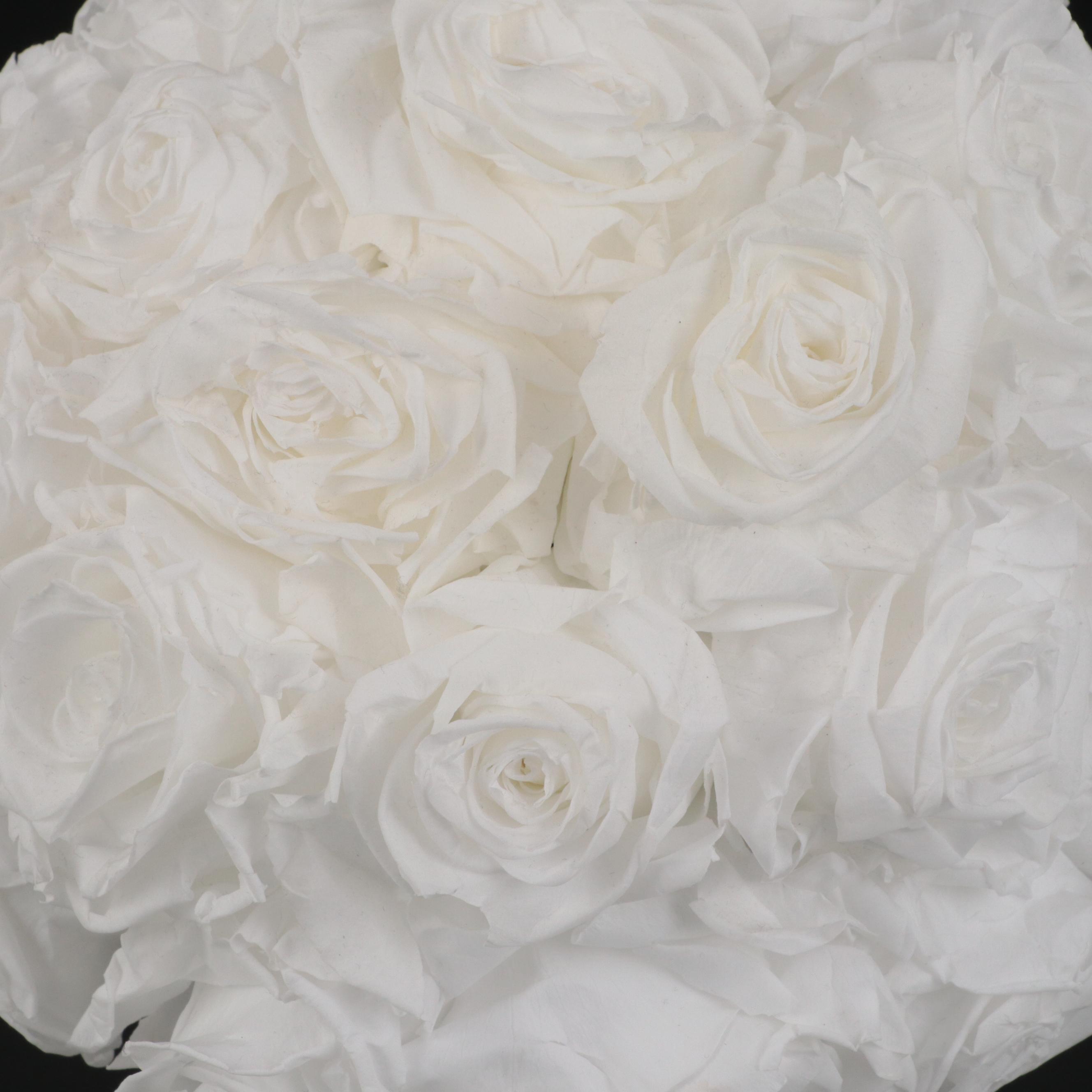 Zadro Dimmable Make Up Mirror and Magnifier with Faux Roses in Vase