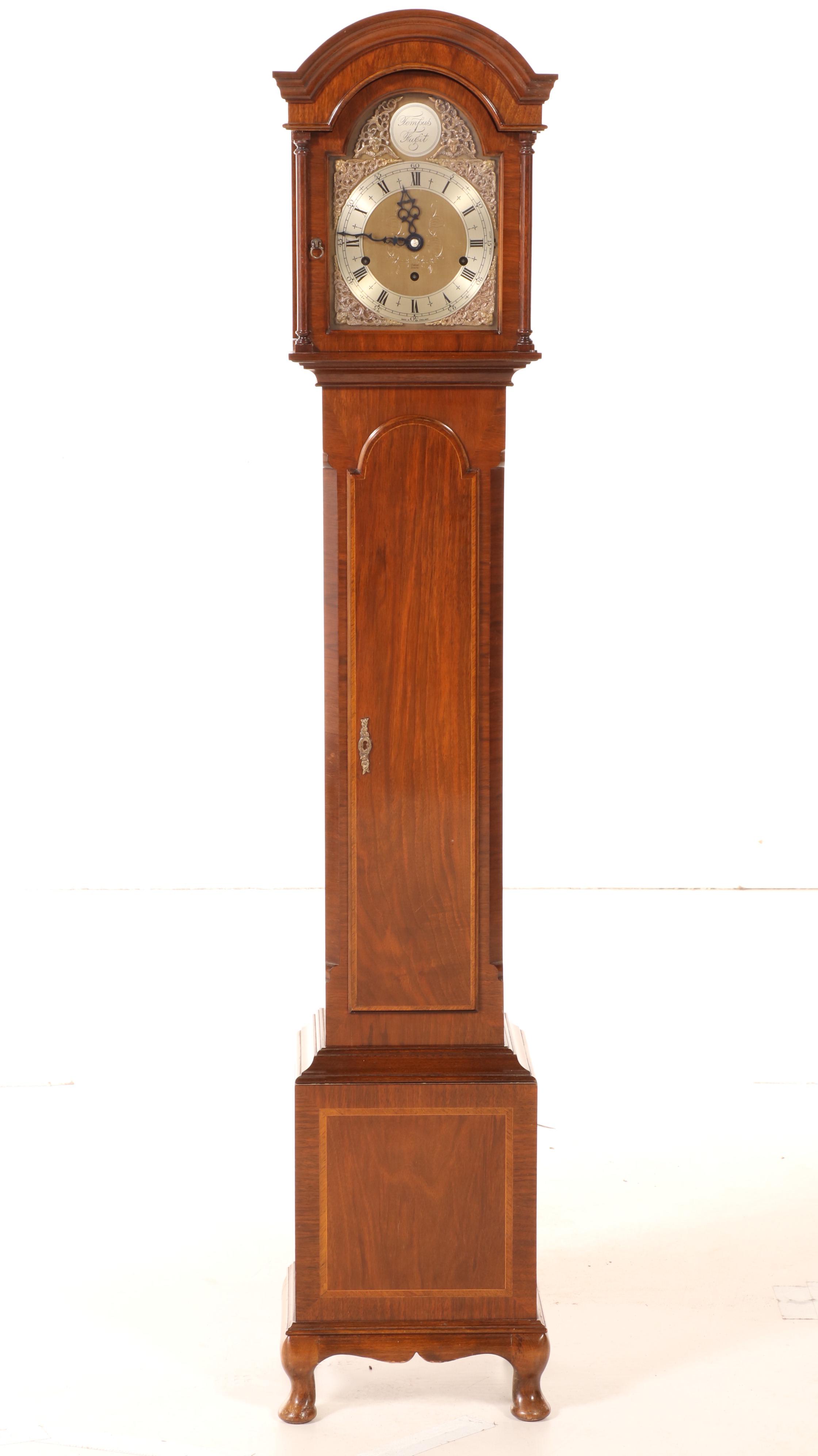 George III Style Walnut Grandmother Clock by Elliott of London