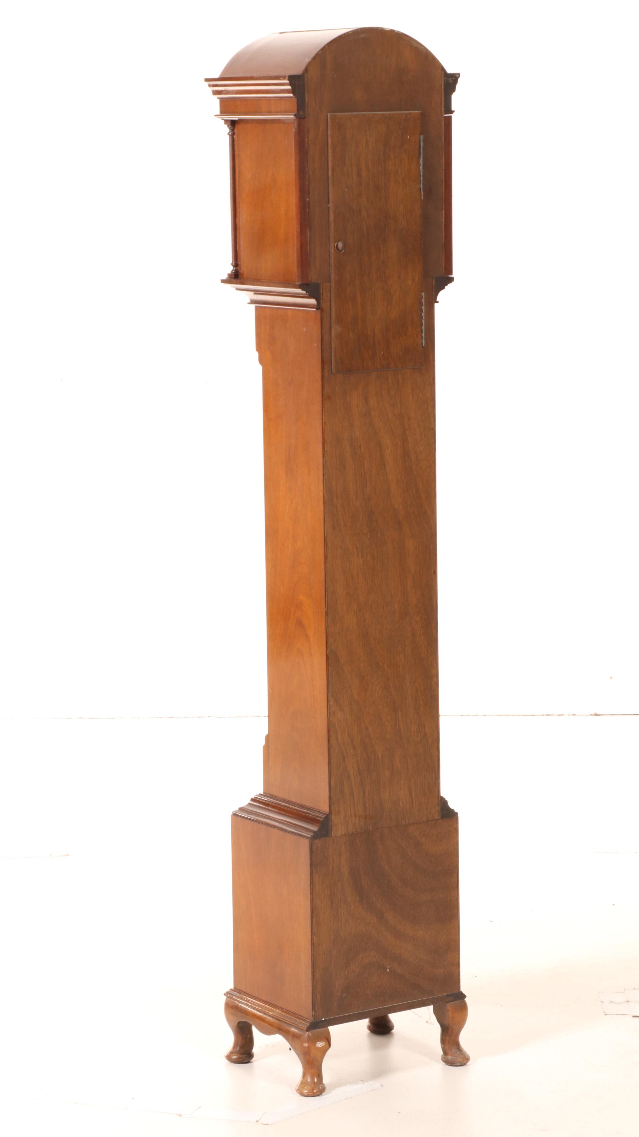 George III Style Walnut Grandmother Clock by Elliott of London