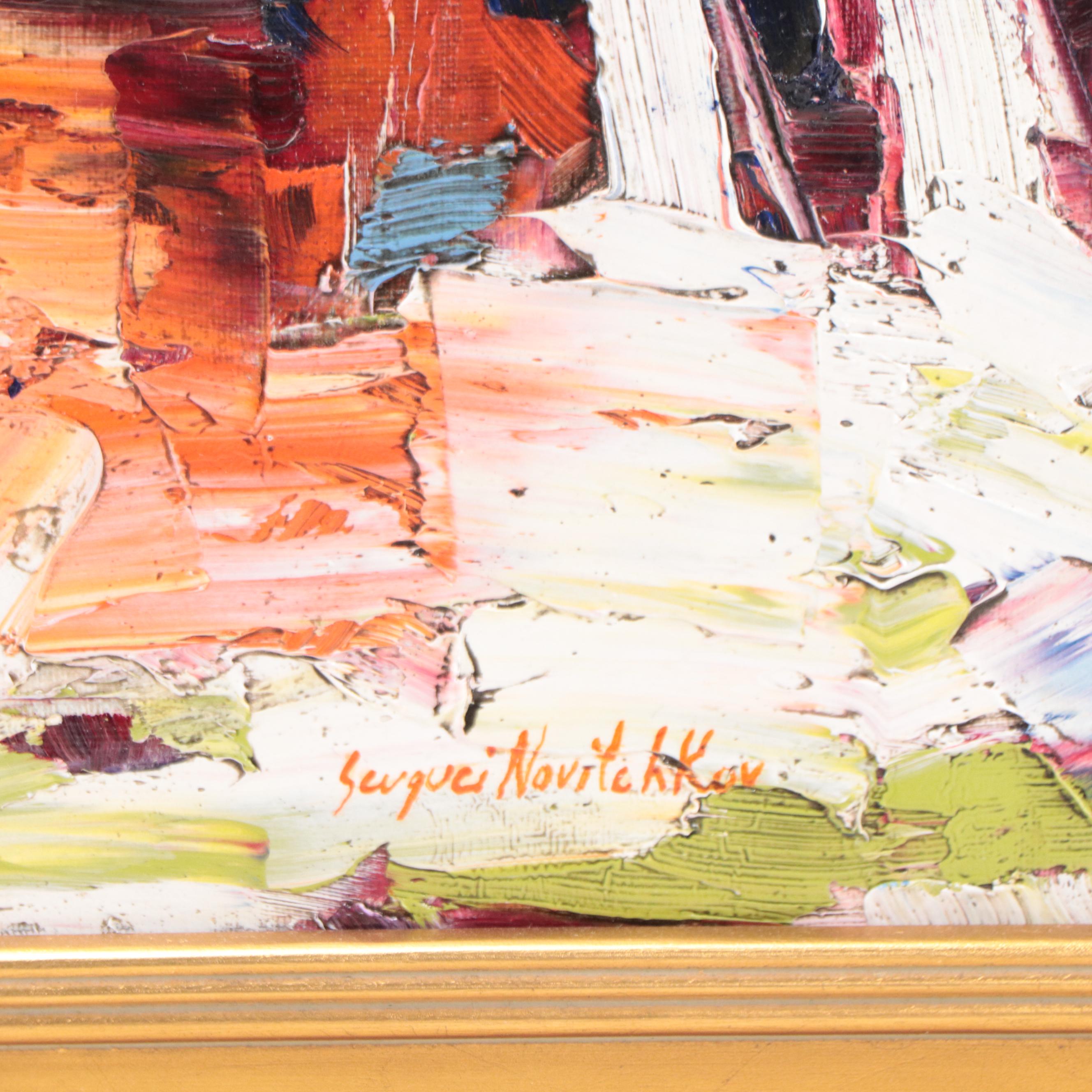 Serguei Novitchkov Oil Painting "Attraction," 2022