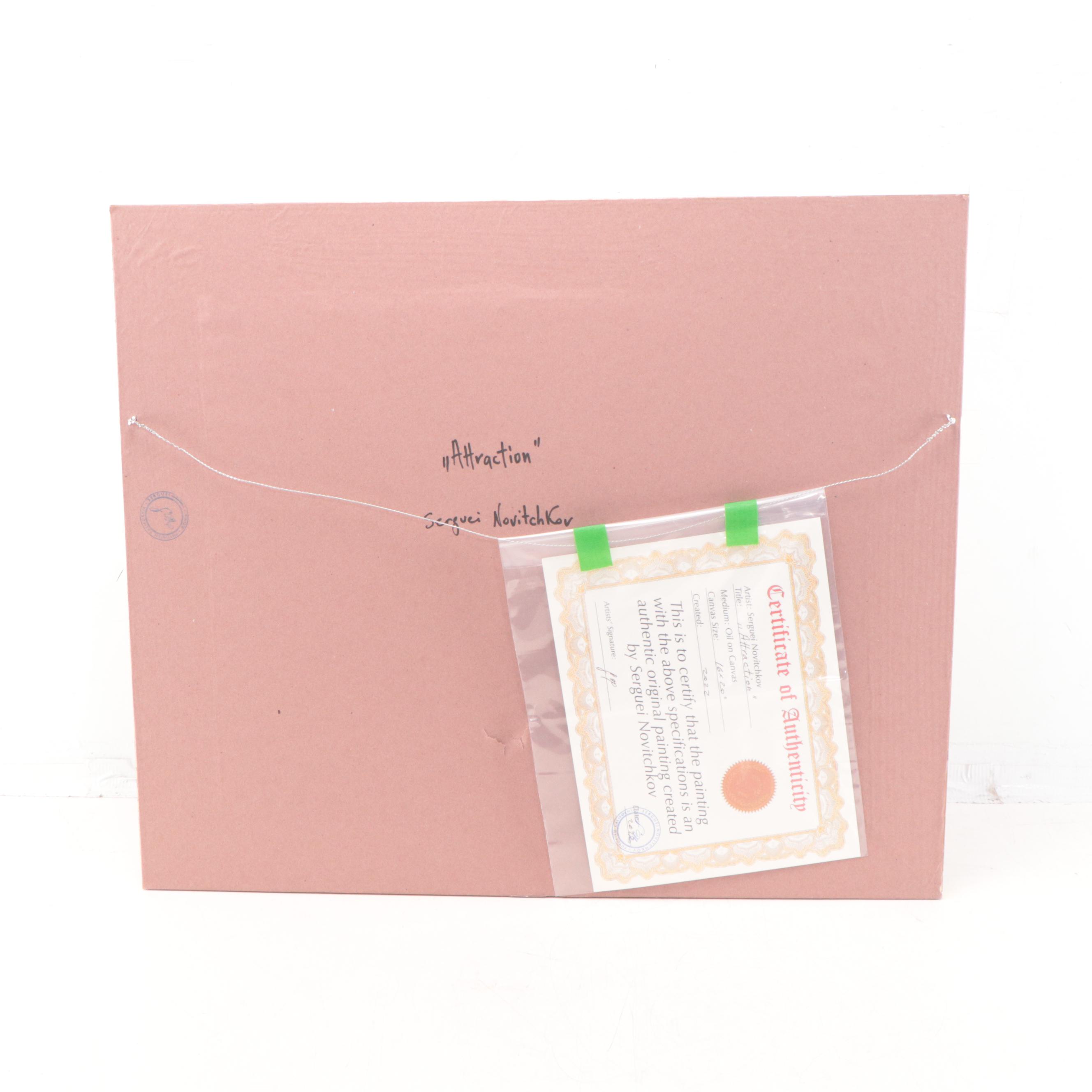 Serguei Novitchkov Oil Painting "Attraction," 2022