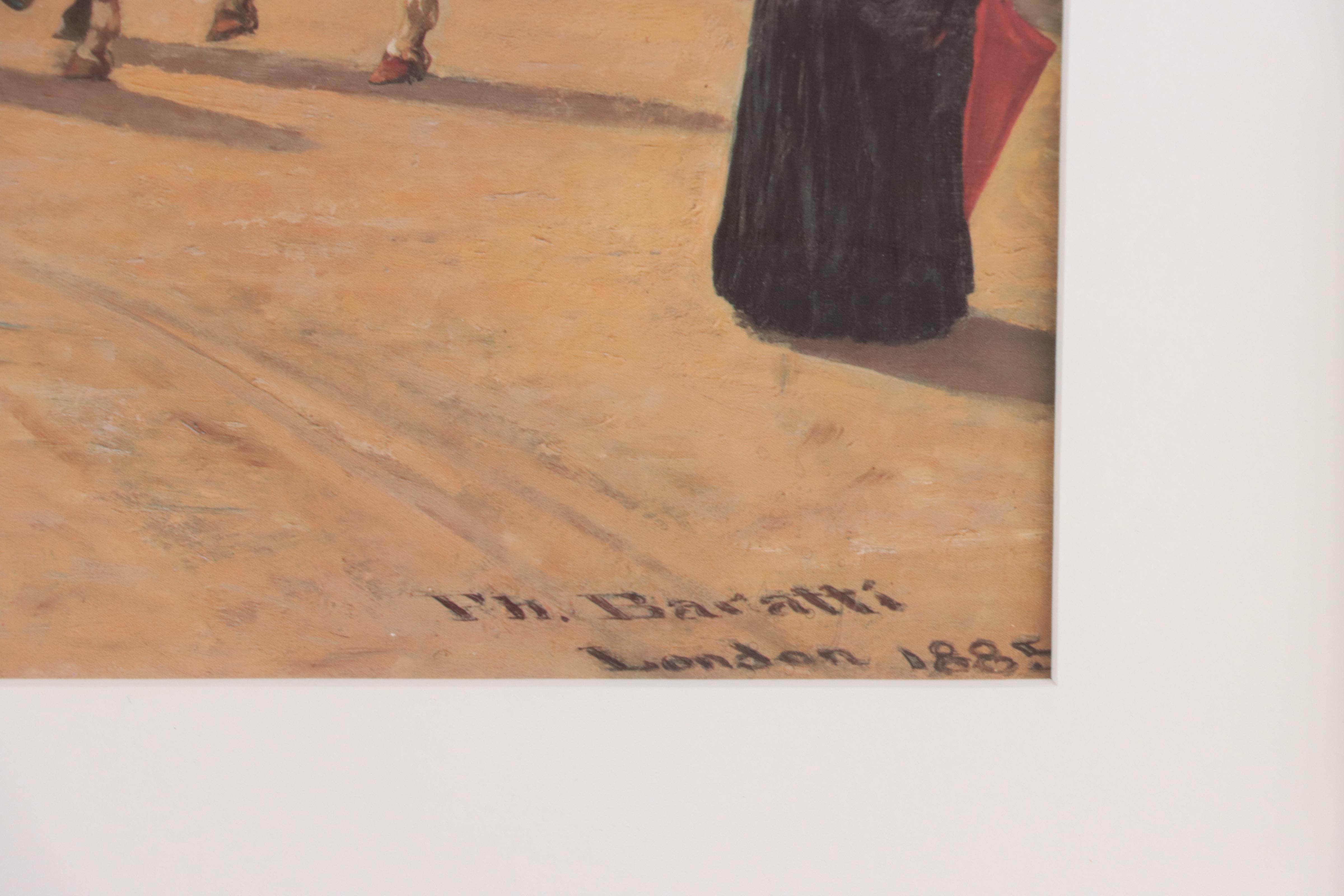 Offset Lithograph After Filippo Baratti "Life Guards Passing Hyde Park Corner"