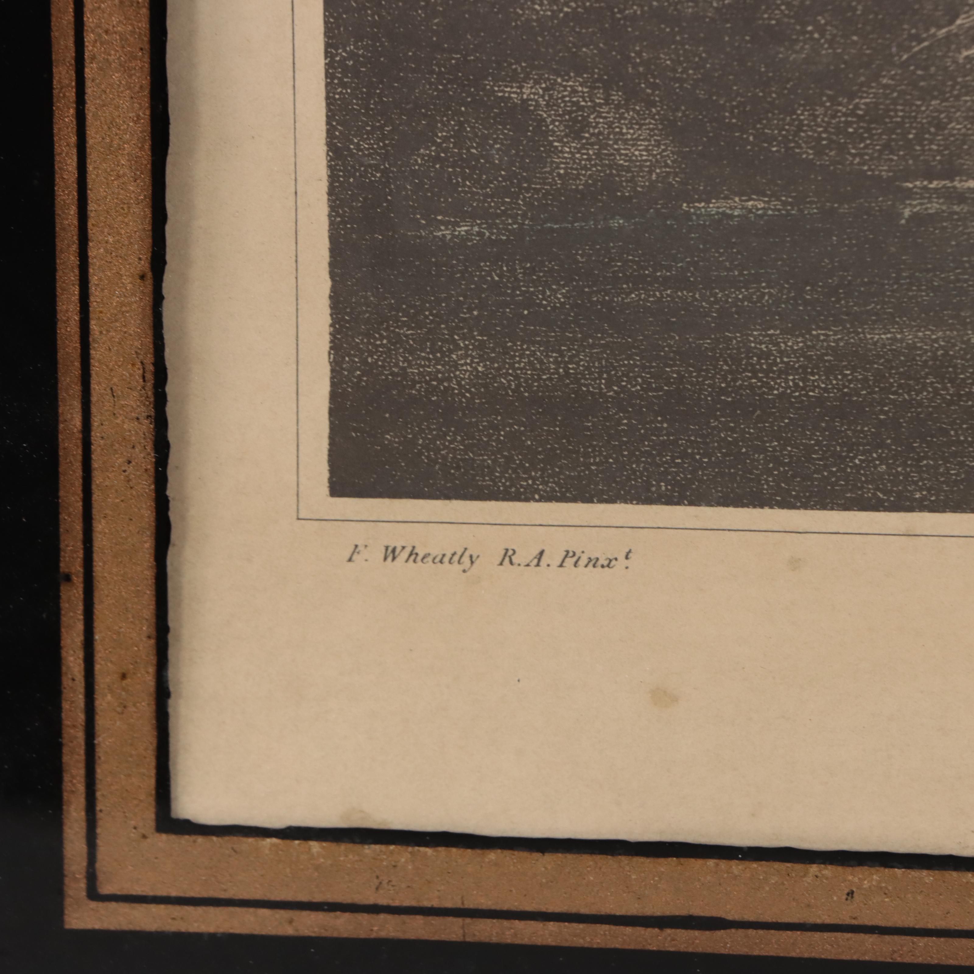 Etching After Francis Wheatley "The Fisherman's Return"