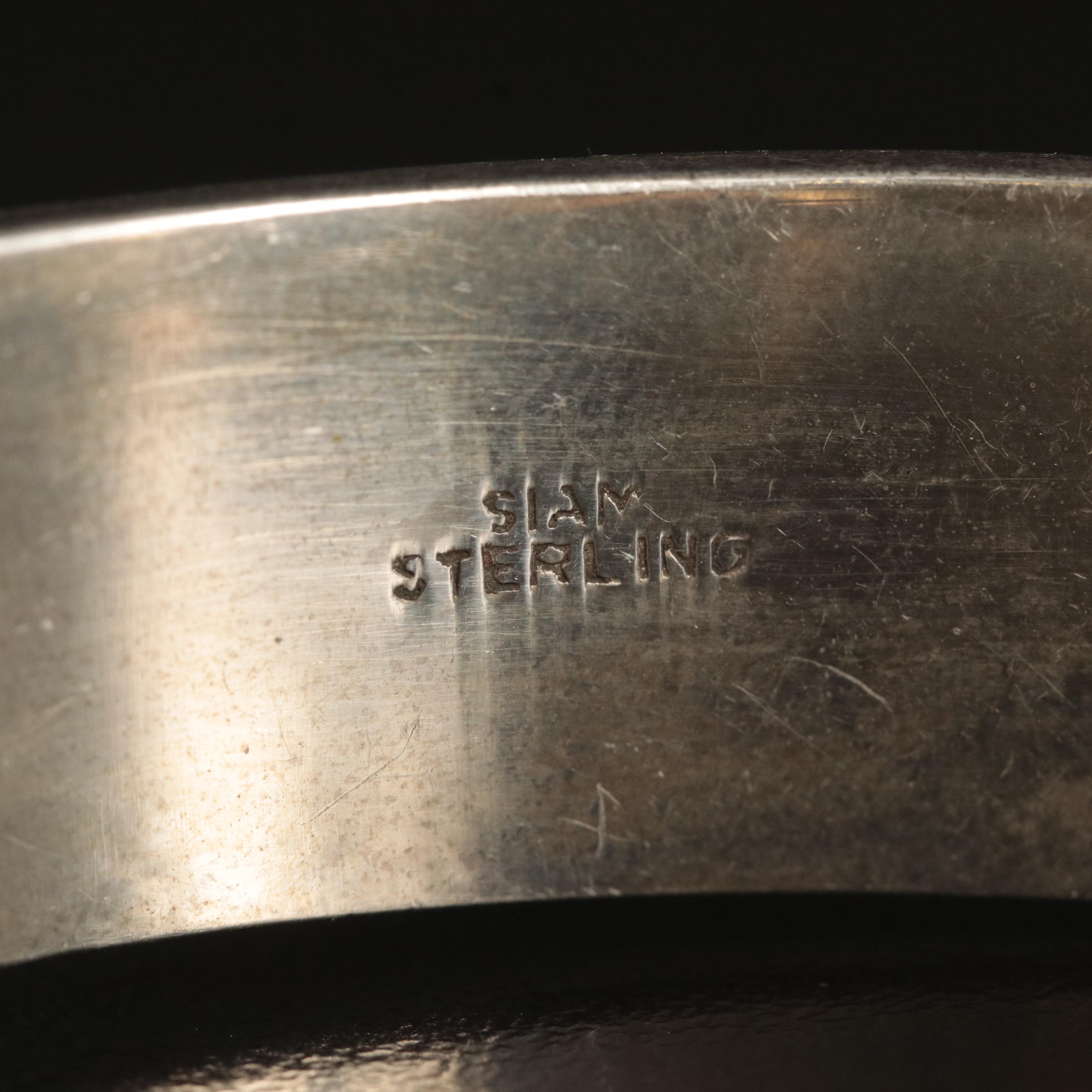 Thai Sterling Hinged Bangles