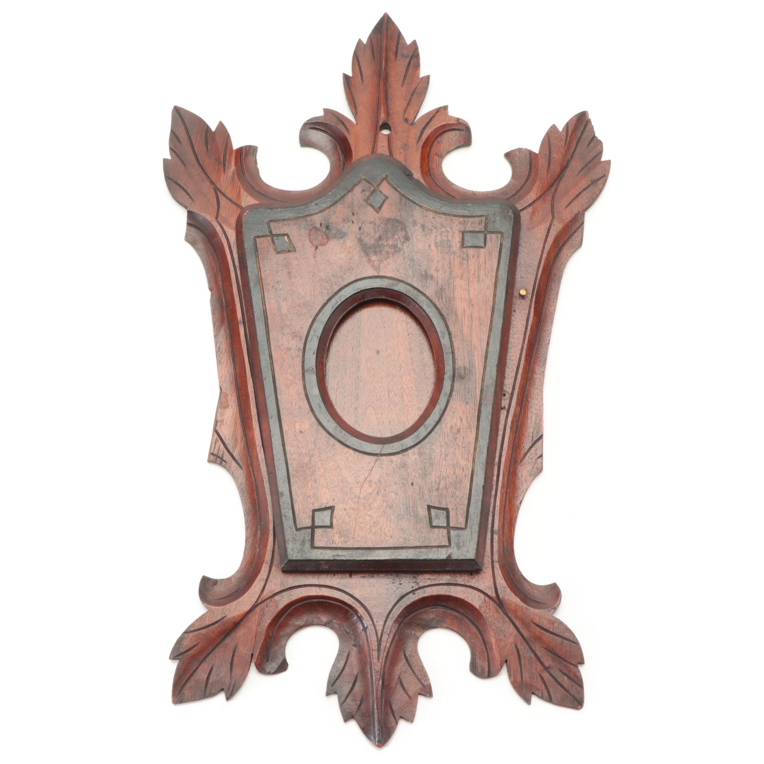 Victorian Parcel-Ebonized Walnut Frame, Late 19th Century