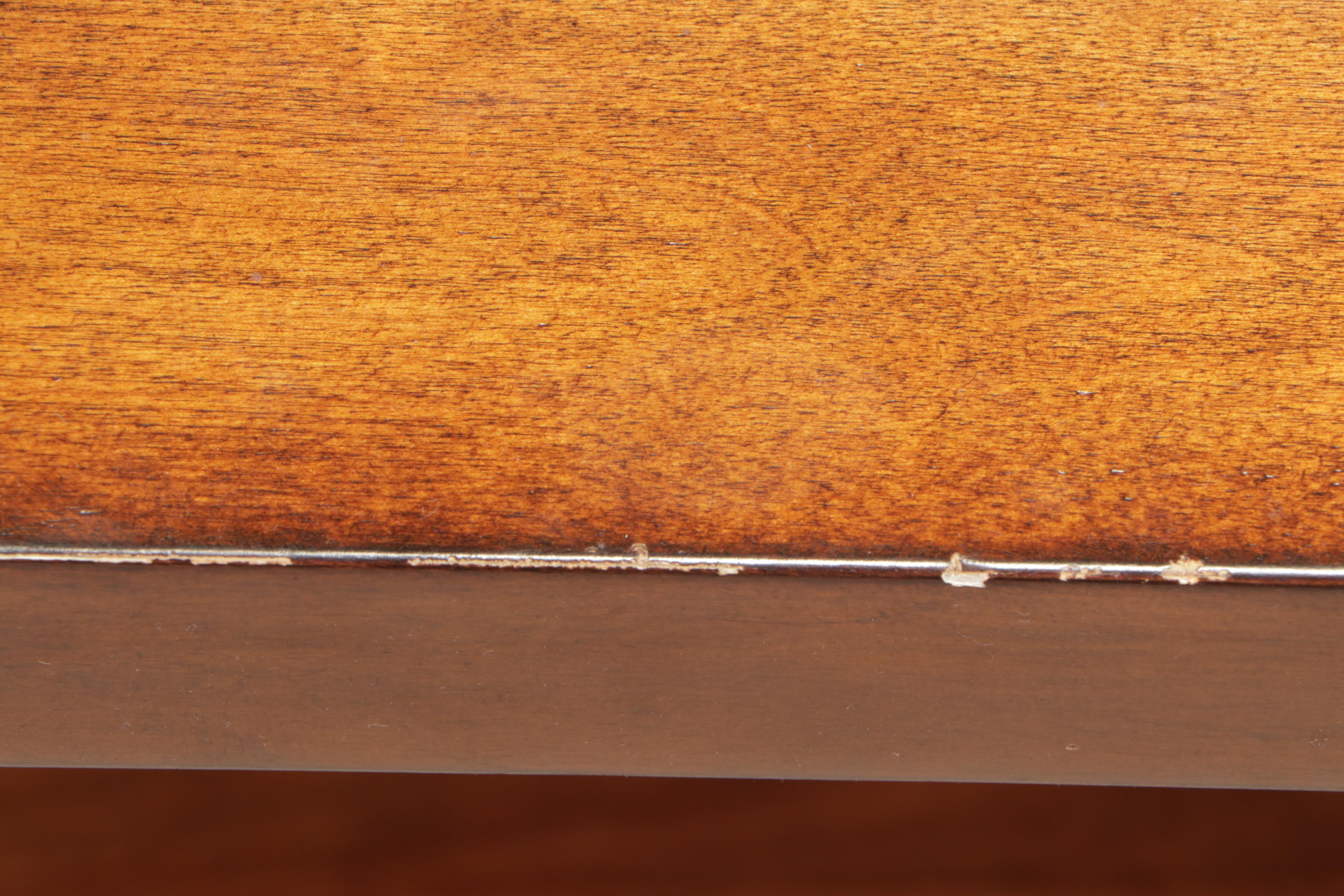 Lane Iron-Mounted Hardwood Two-Tier Coffee Table