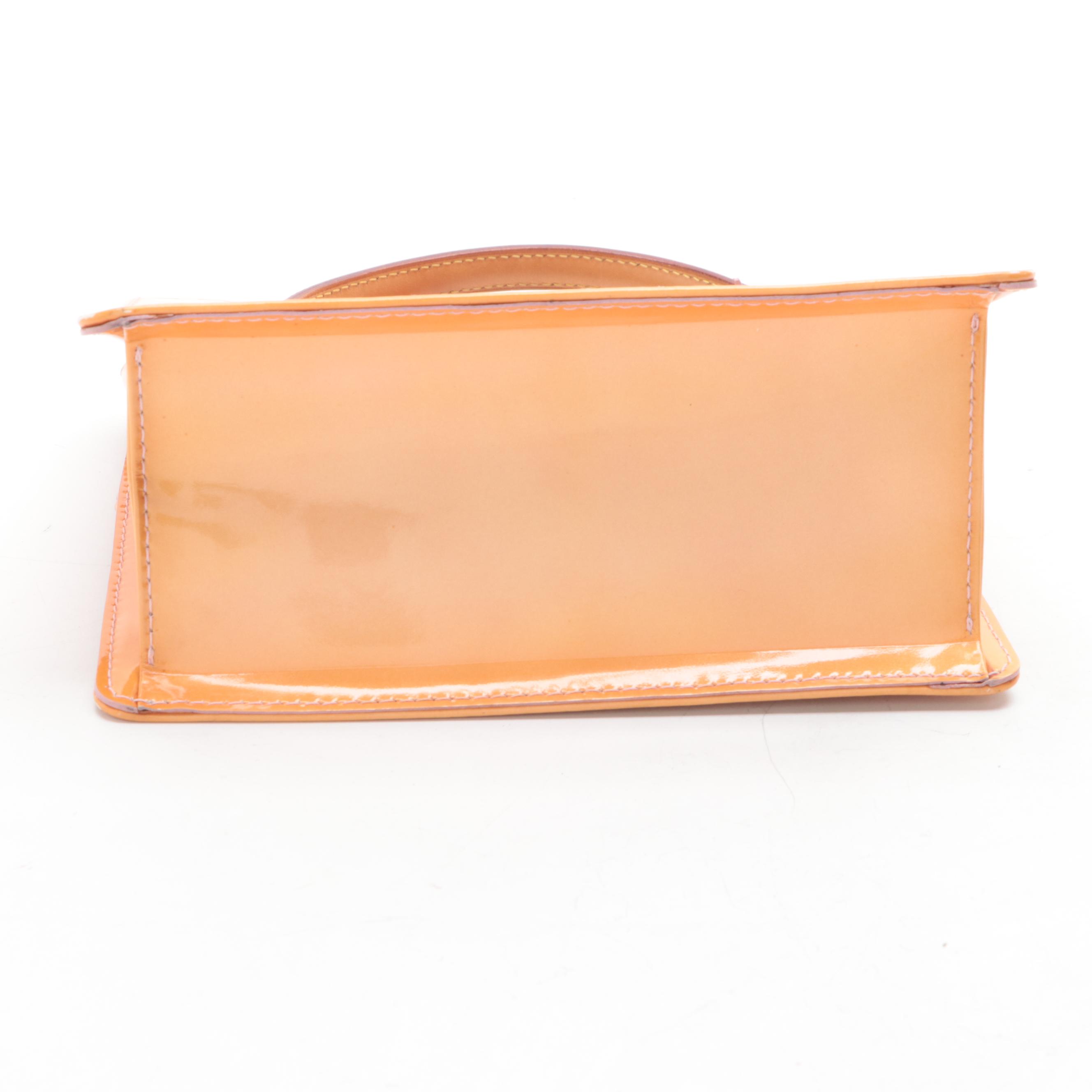 Louis Vuitton Spring Street Bag in Monogram Vernis and Vachetta Leather