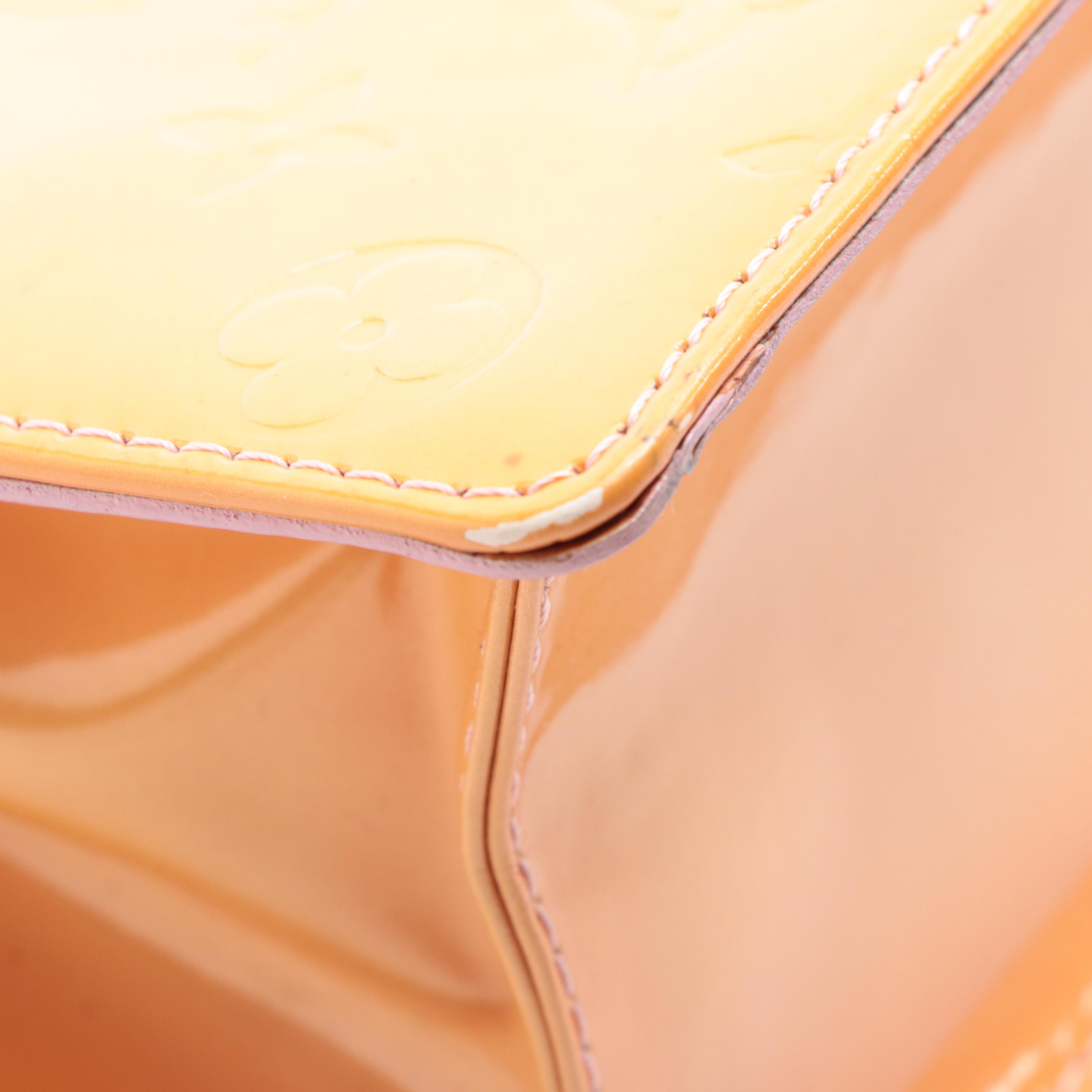 Louis Vuitton Spring Street Bag in Monogram Vernis and Vachetta Leather