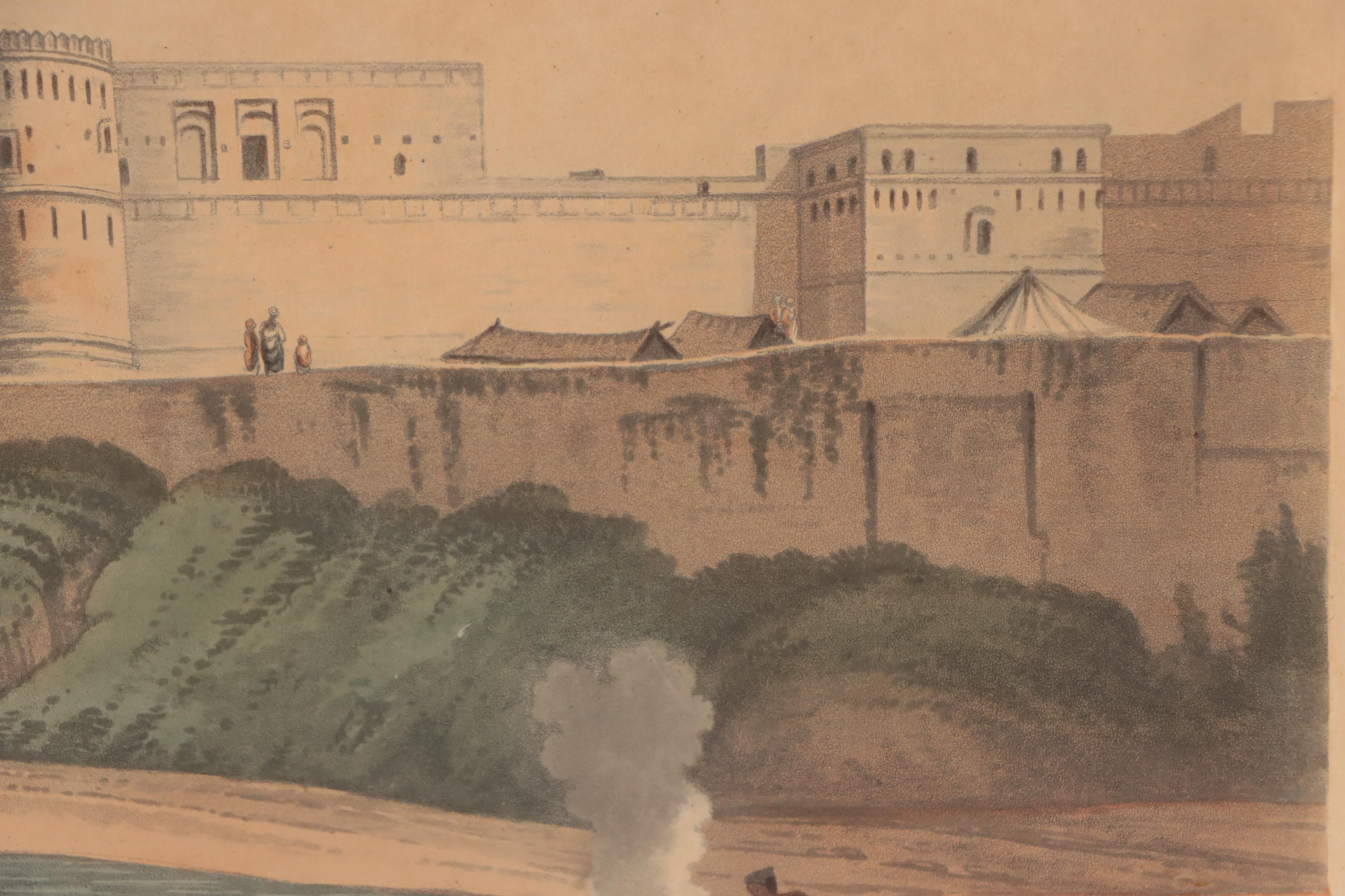 Hand-Colored Aquatint After Colonel Francis Swain Ward