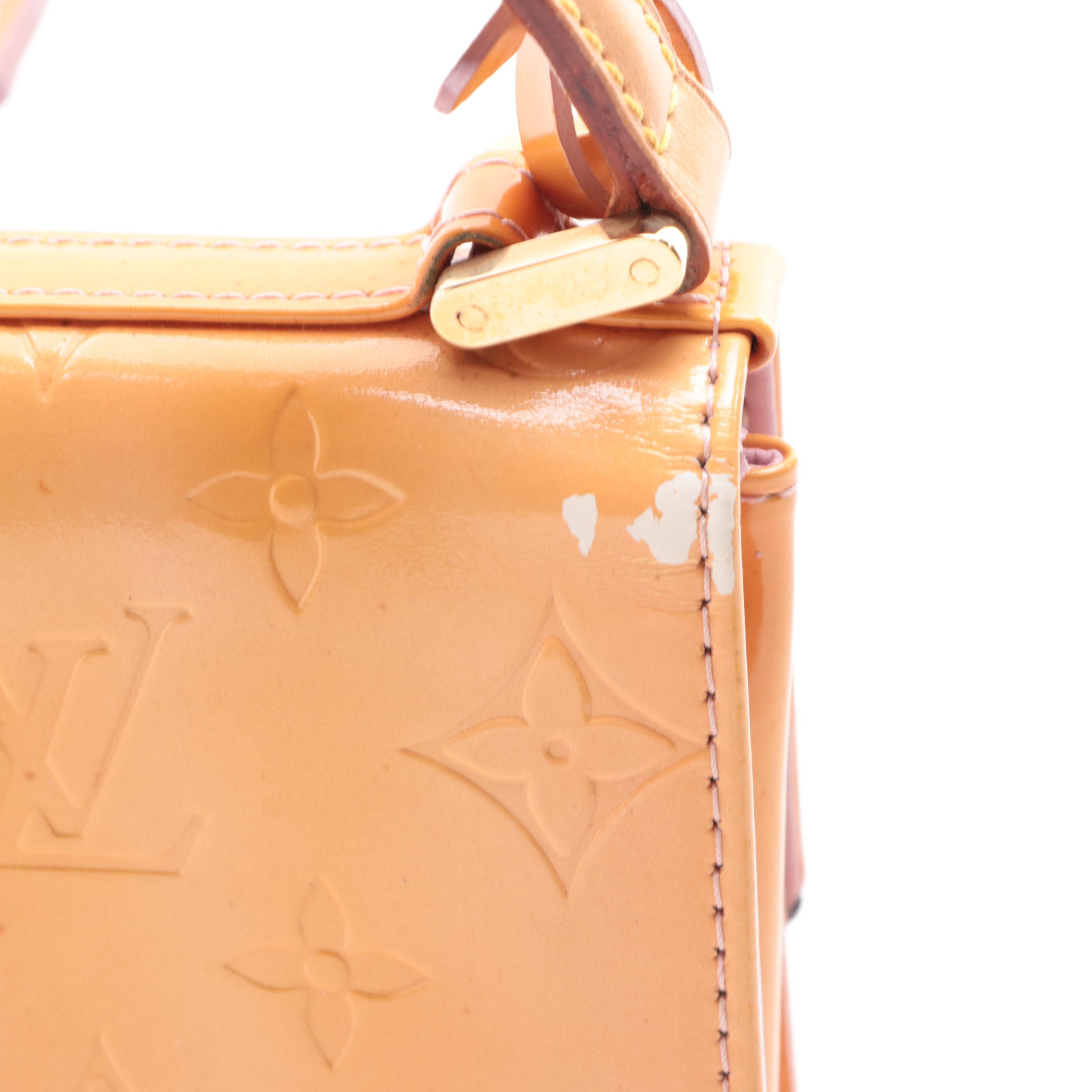 Louis Vuitton Spring Street Bag in Monogram Vernis and Vachetta Leather