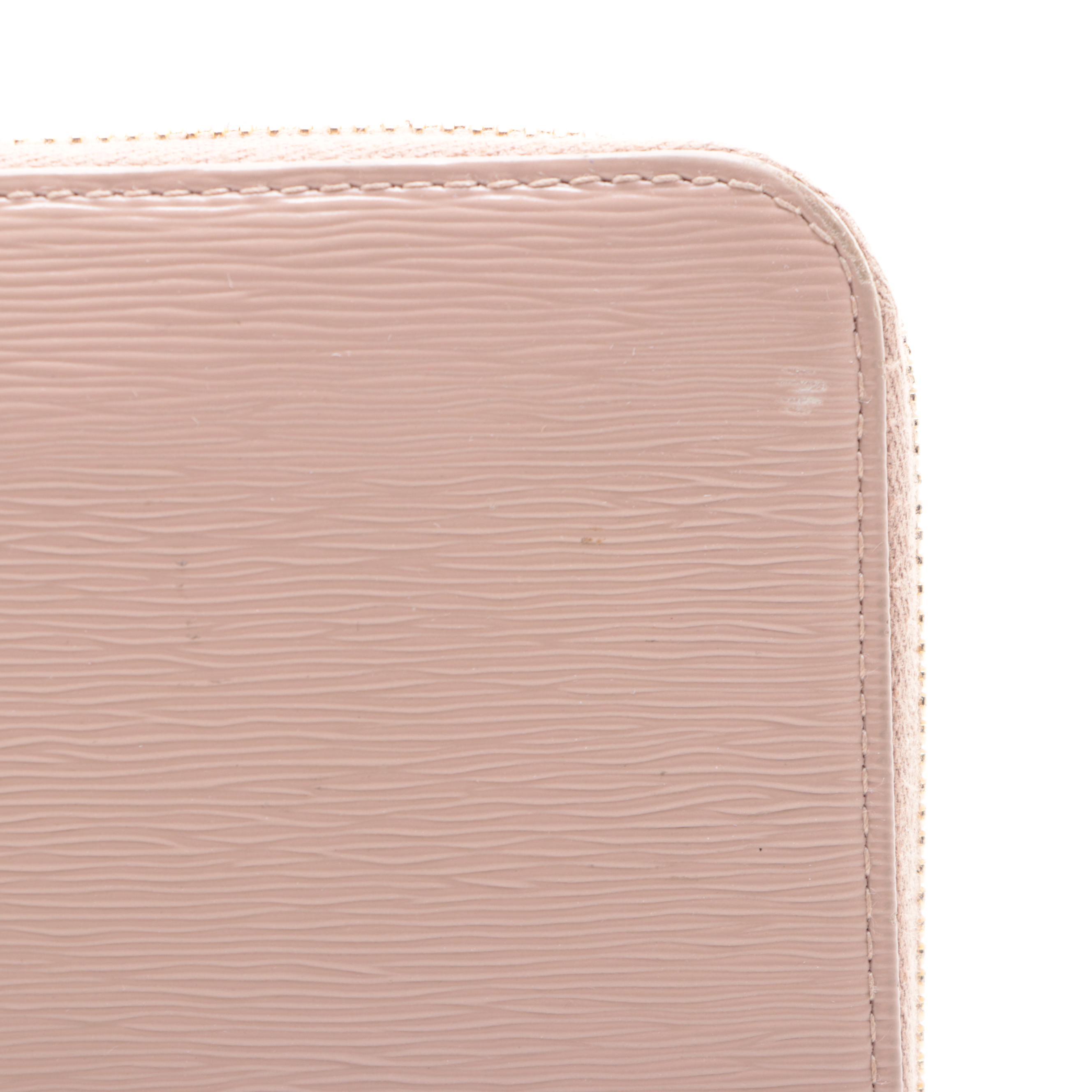 Prada Textured Leather Zip Wallet