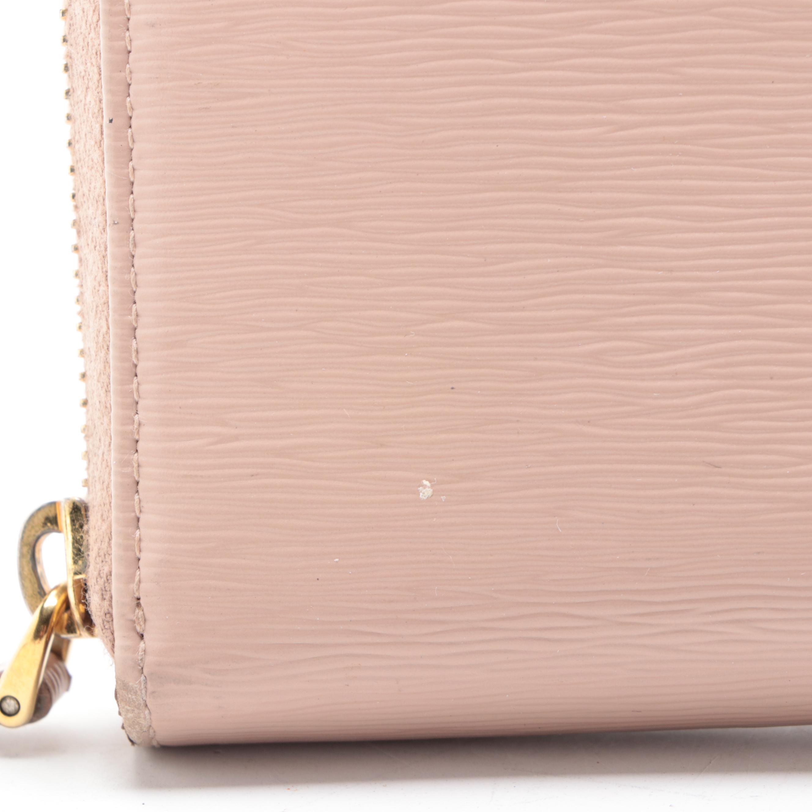 Prada Textured Leather Zip Wallet