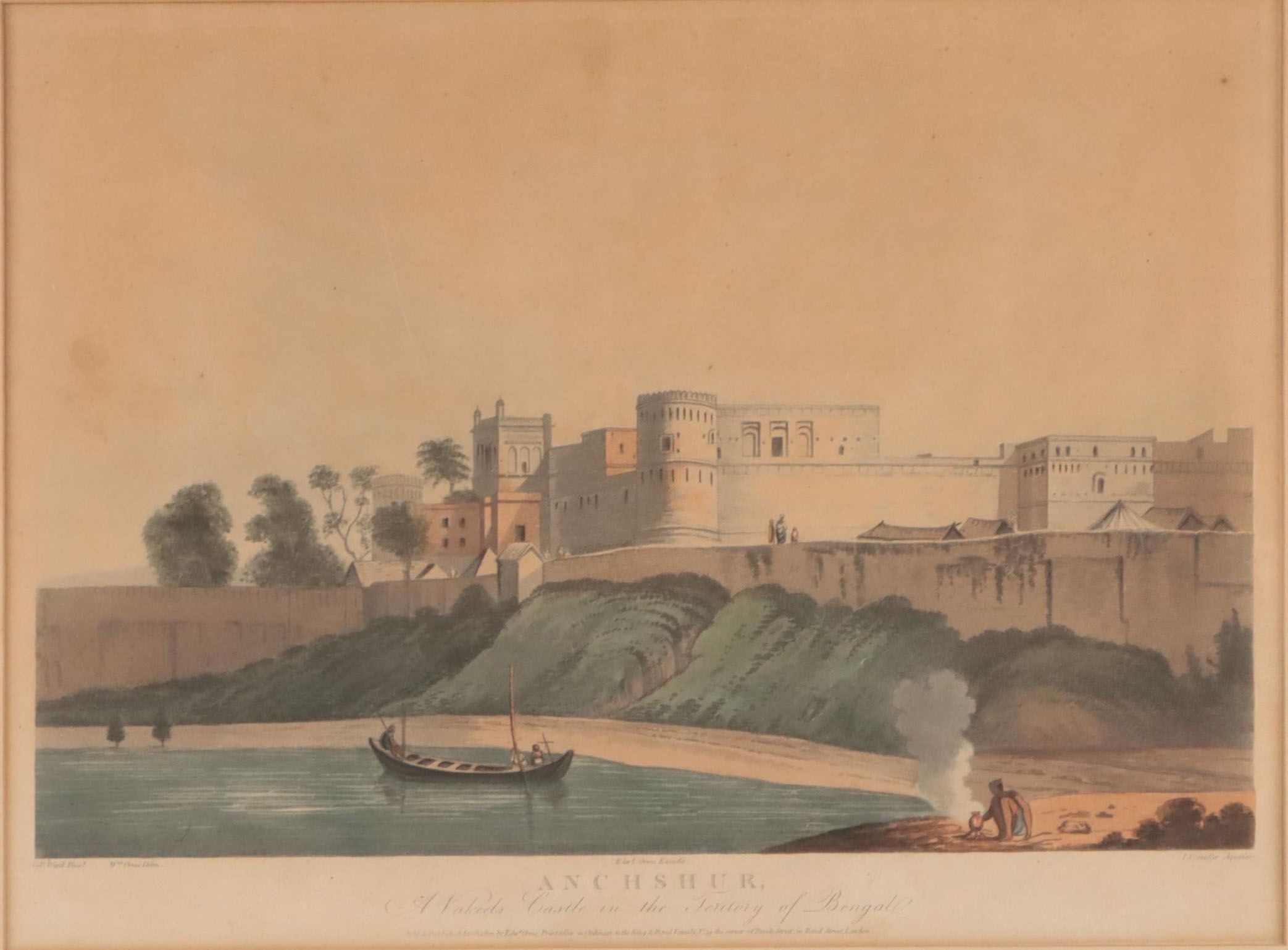 Hand-Colored Aquatint After Colonel Francis Swain Ward