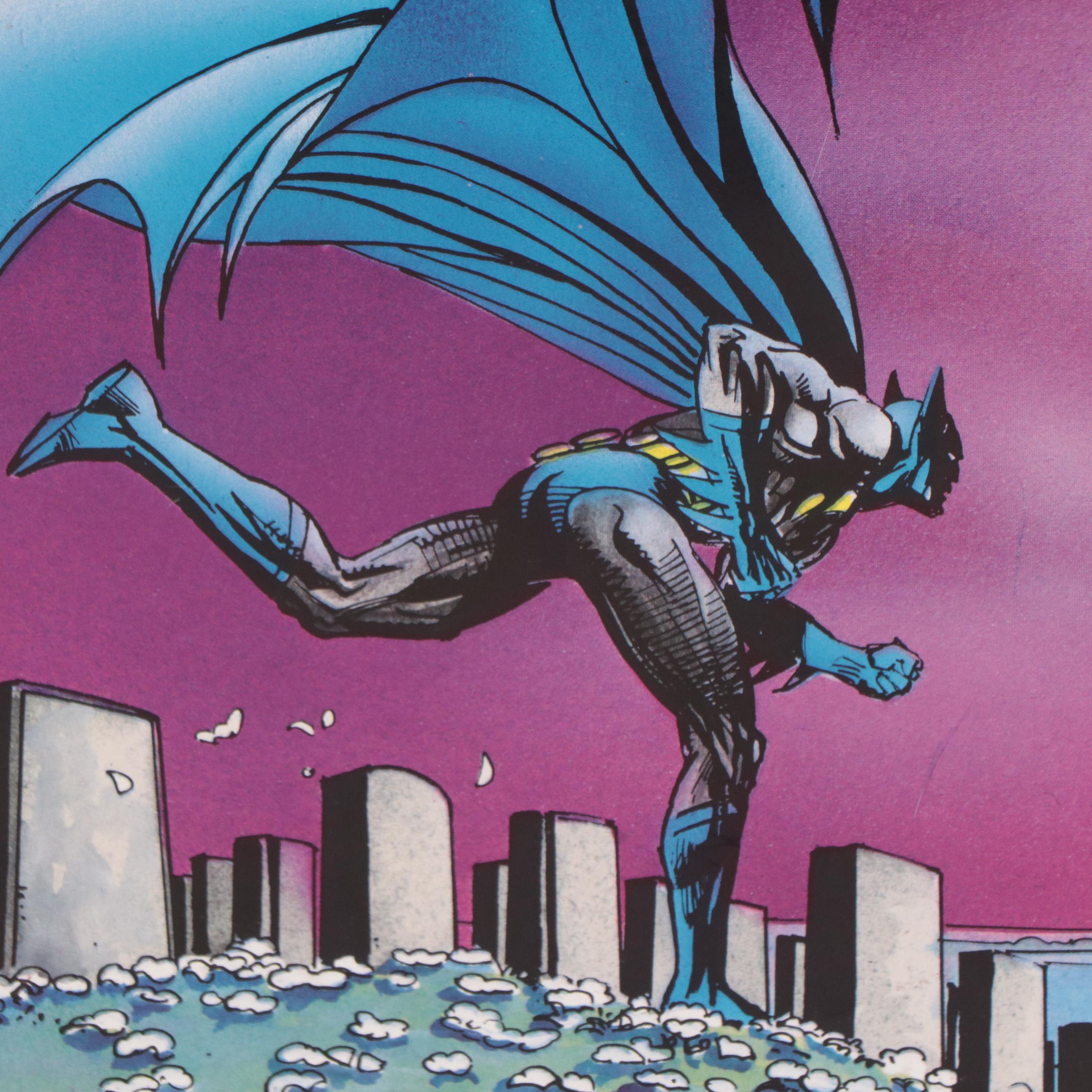 Neal Adams Offset Lithograph Poster of Batman