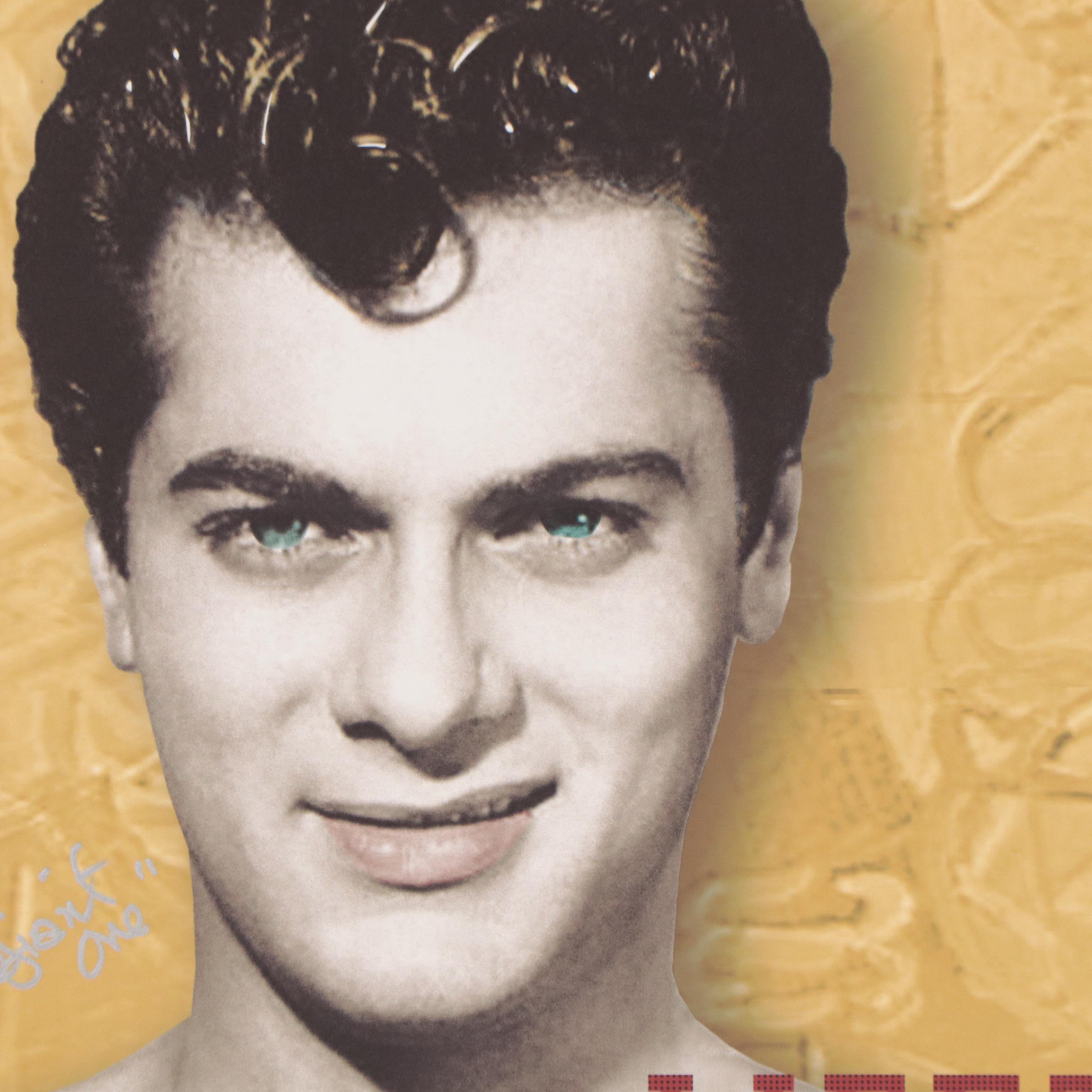 Tony Curtis Signed Lifetime Achievement Award Poster