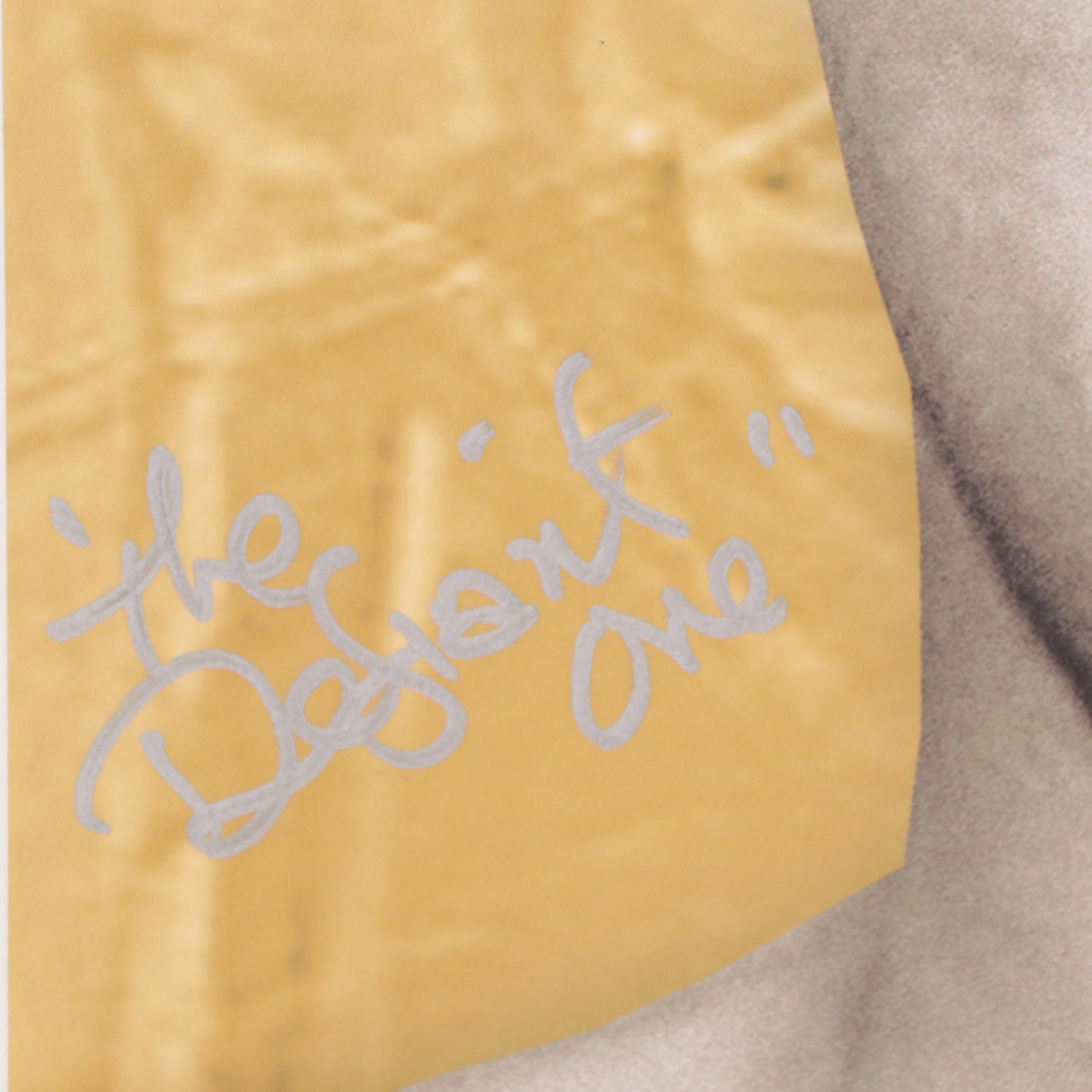 Tony Curtis Signed Lifetime Achievement Award Poster