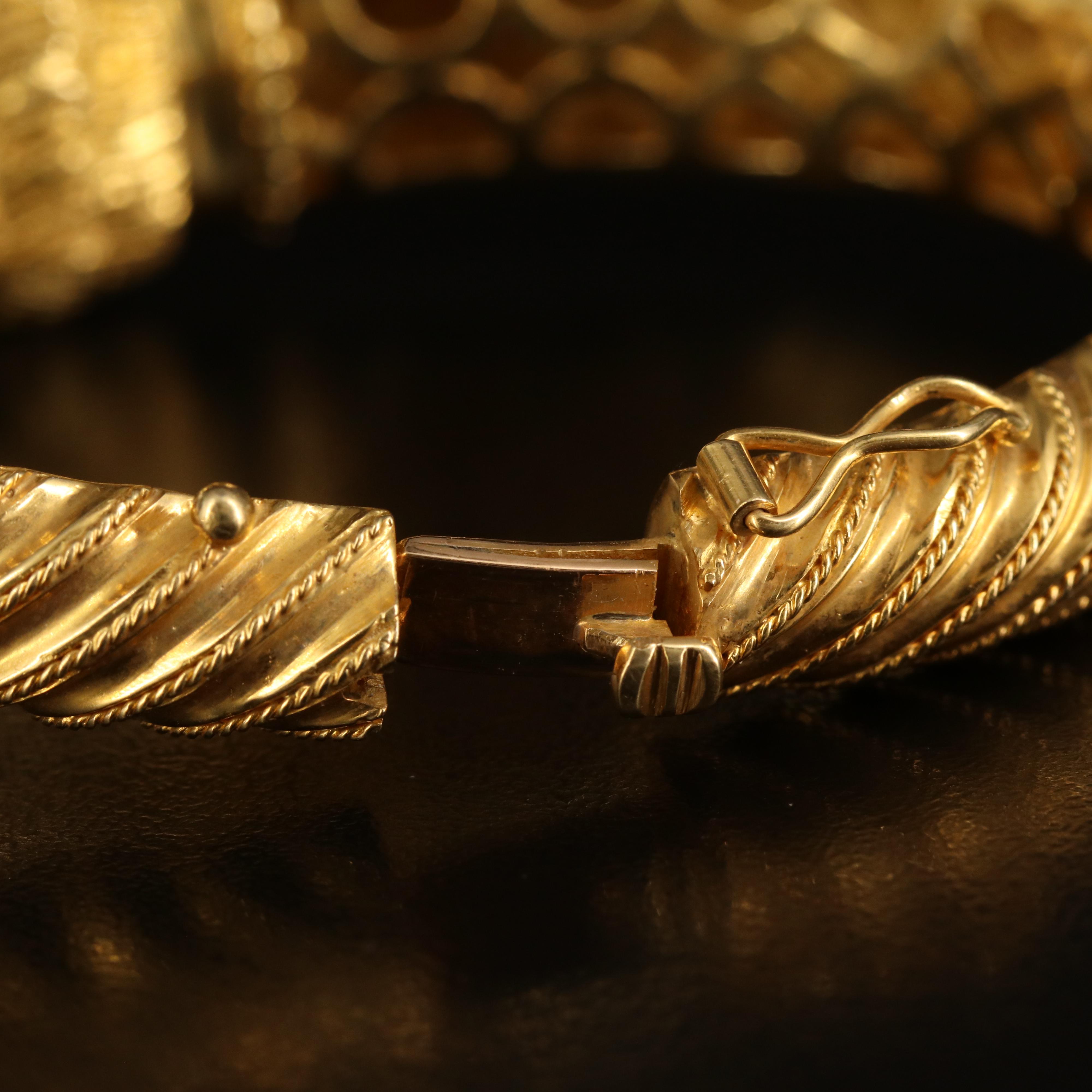 18K 1.95 CTW Diamond and Ruby Lion Head Bracelet