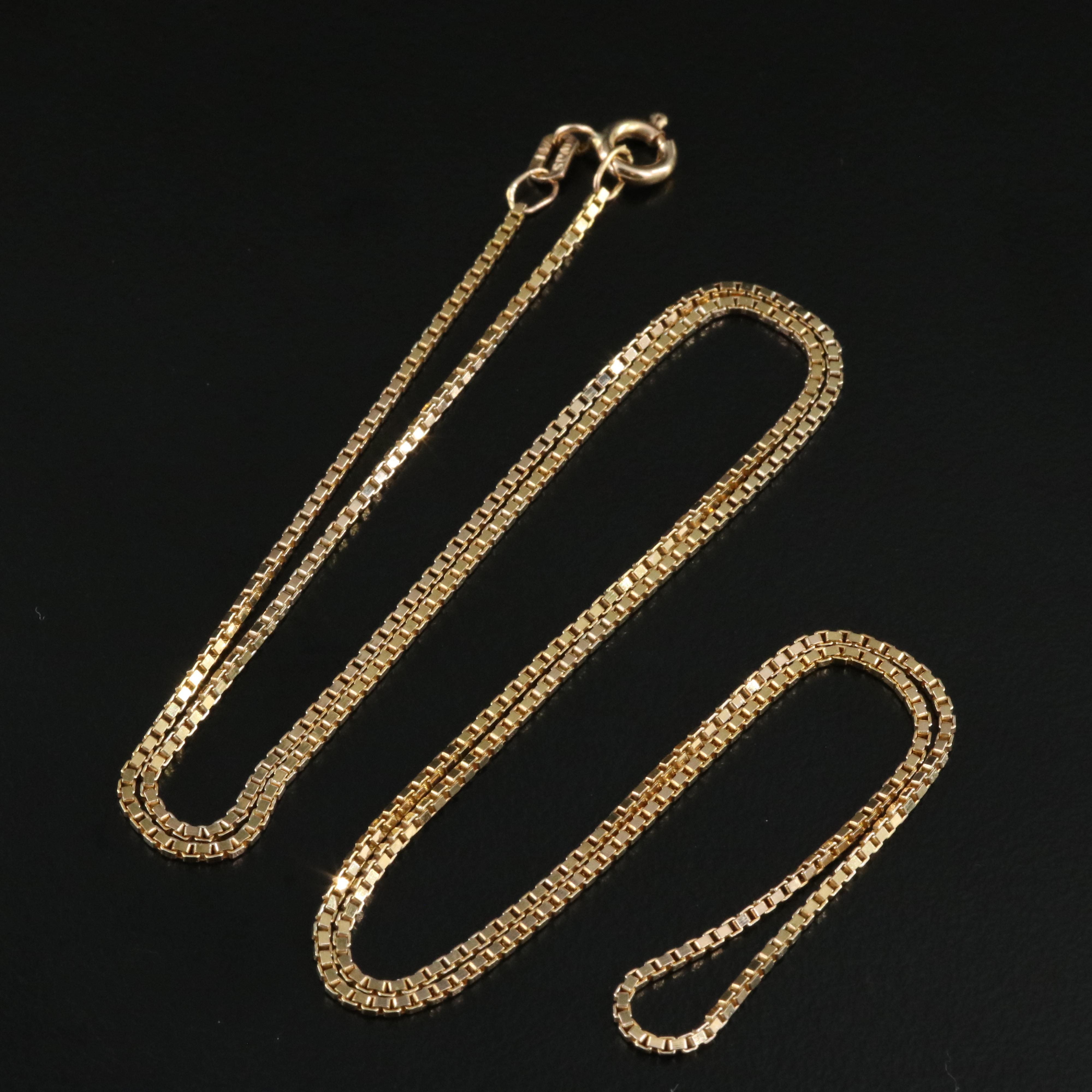 14K Box Chain