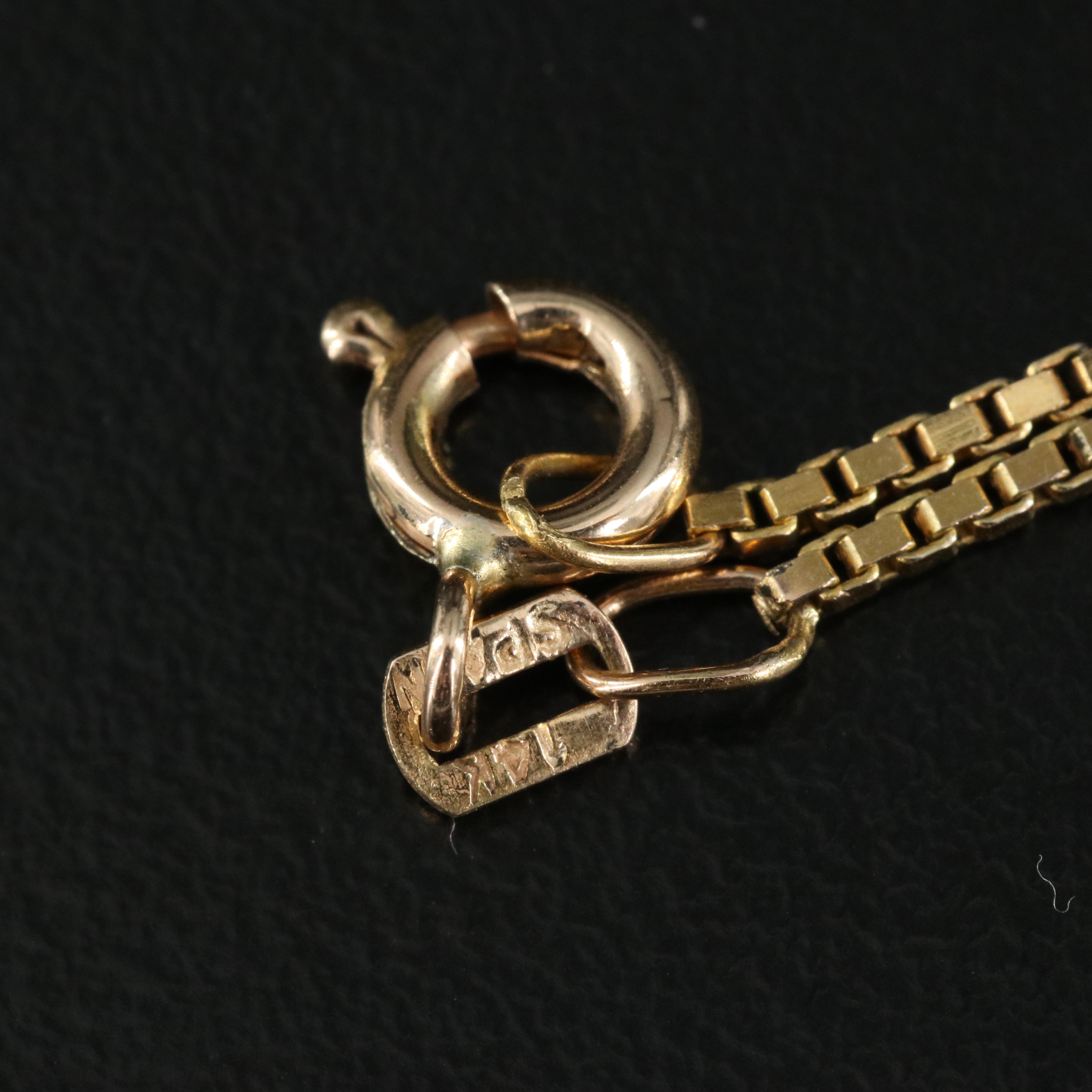 14K Box Chain
