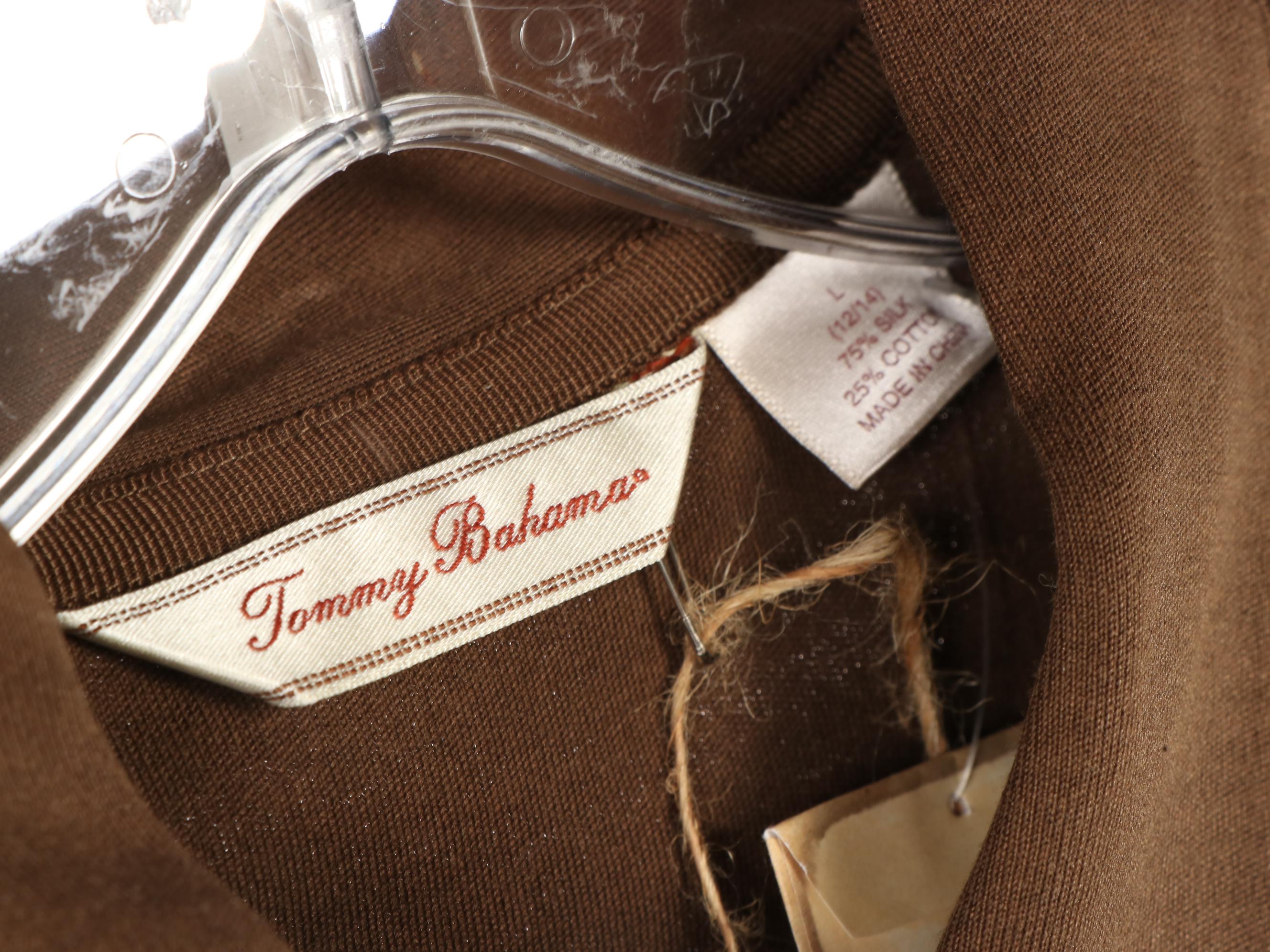 Tommy Bahama Zip-Front Jacket, Polo, and T-Shirts