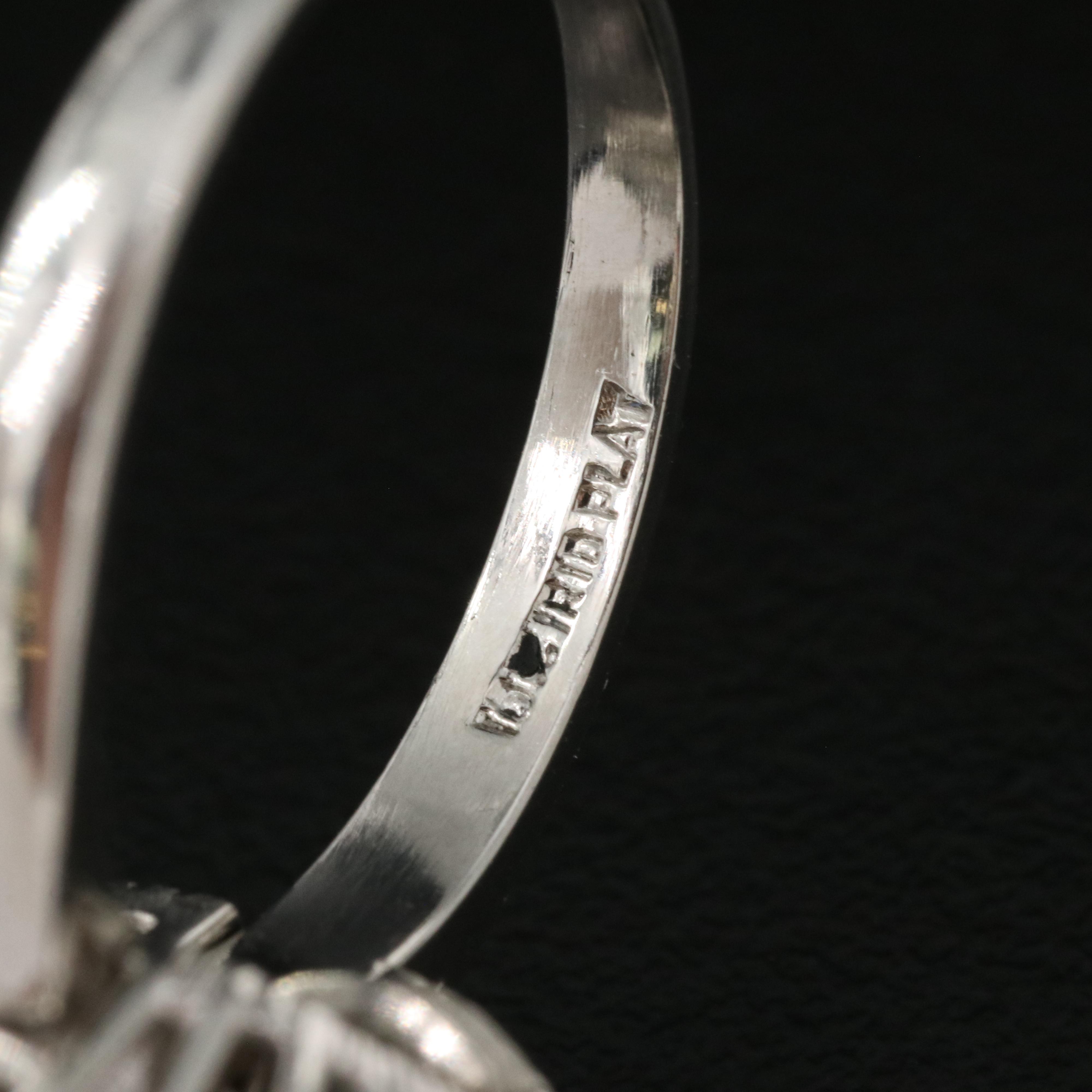 Ring-Dant Platinum 1.01 CT Emerald and 2.45 CTW Diamond Convertible Ring