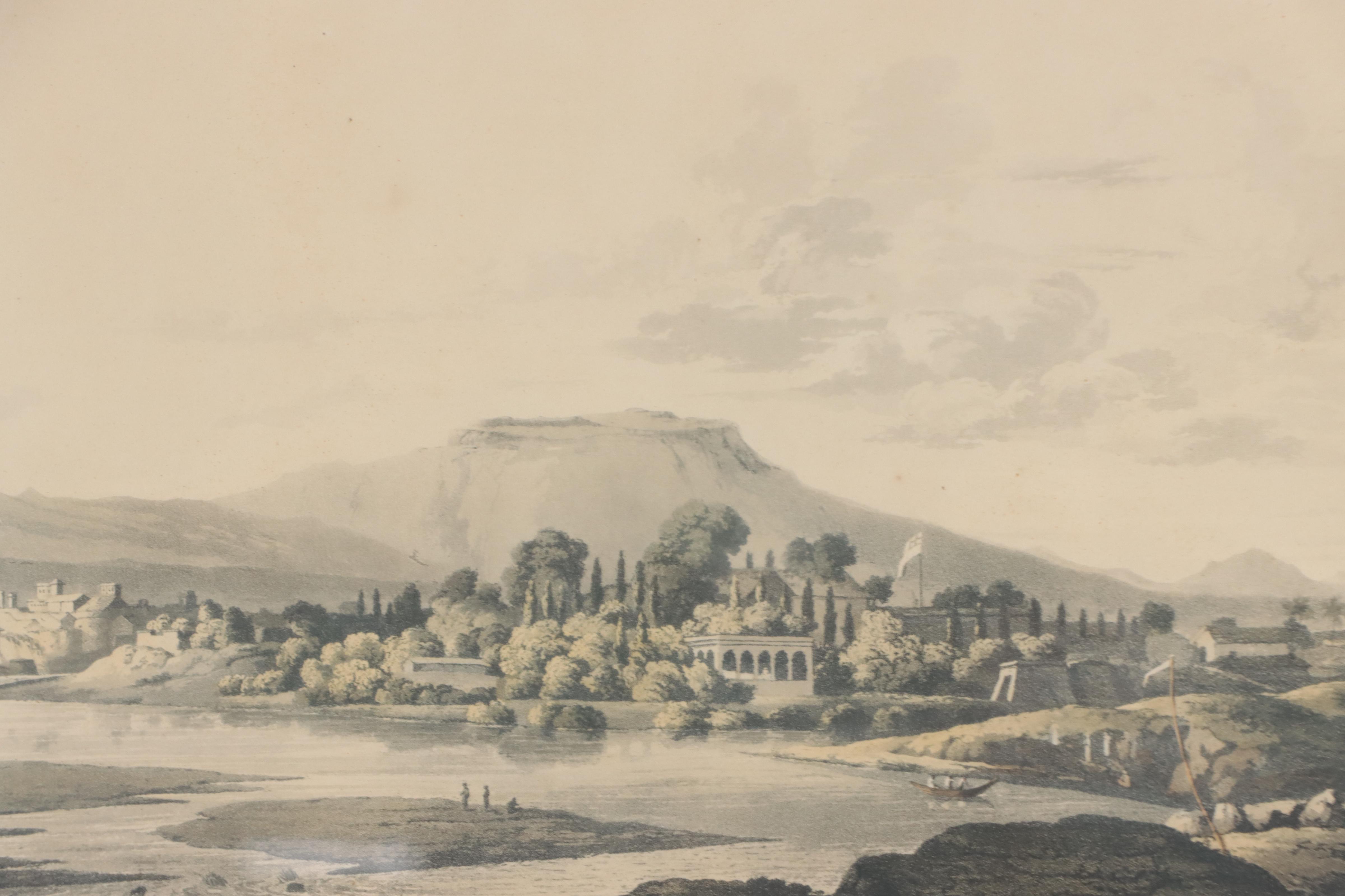 Hand-Colored Aquatint After Henry Salt "Poonah"