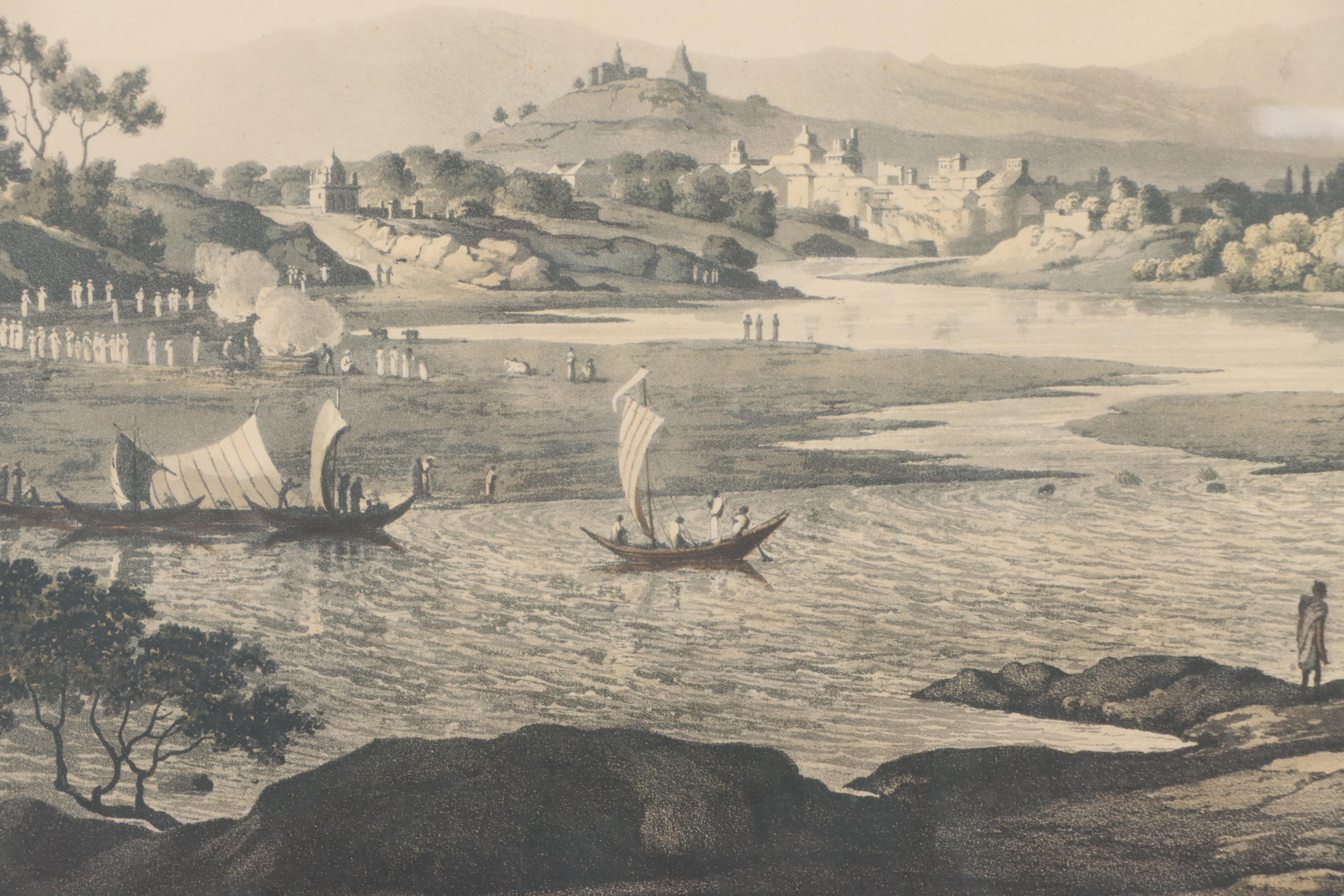 Hand-Colored Aquatint After Henry Salt "Poonah"