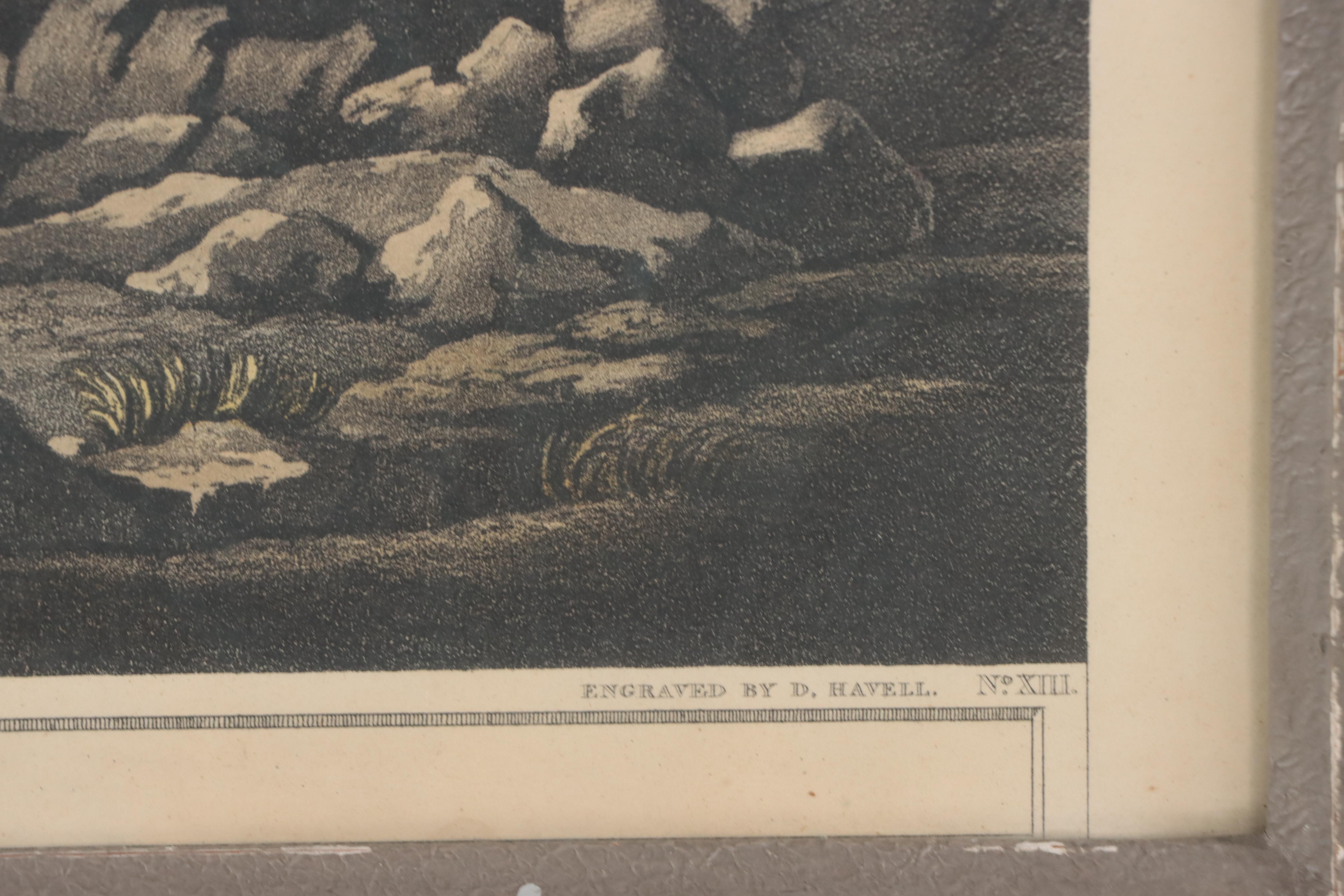 Hand-Colored Aquatint After Henry Salt "Poonah"