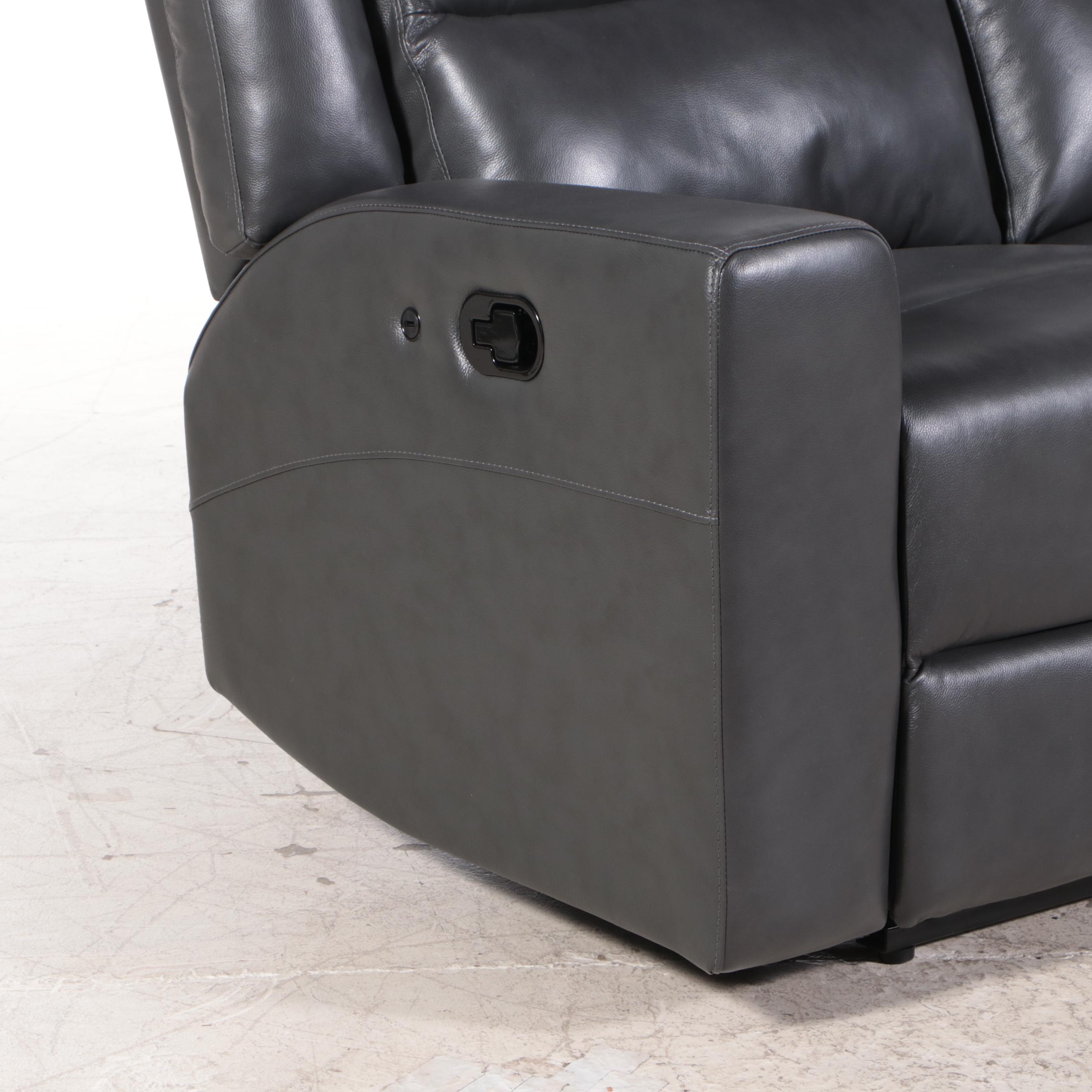 Member's Mark Easton Leather Reclining Sofa