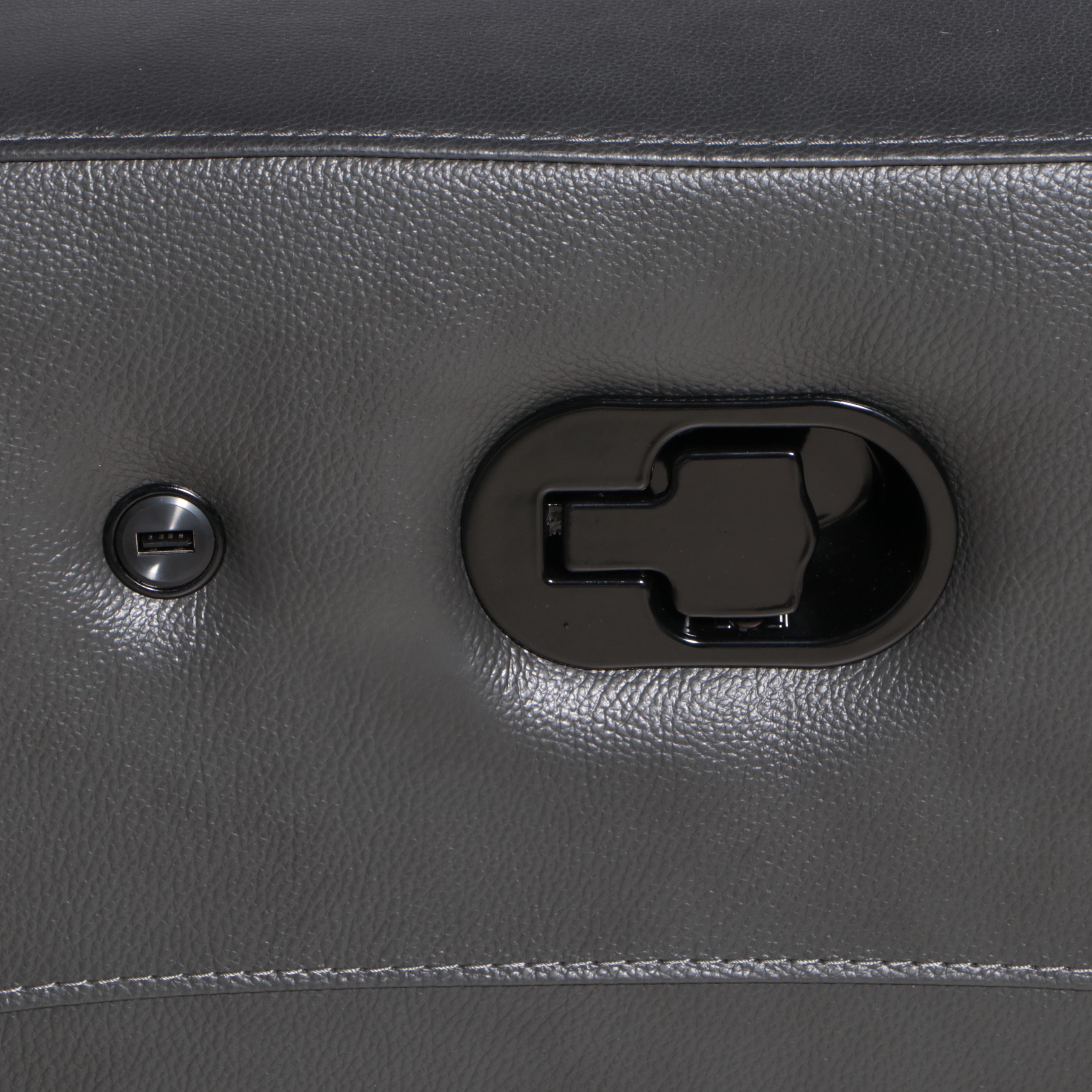 Member's Mark Easton Leather Reclining Sofa