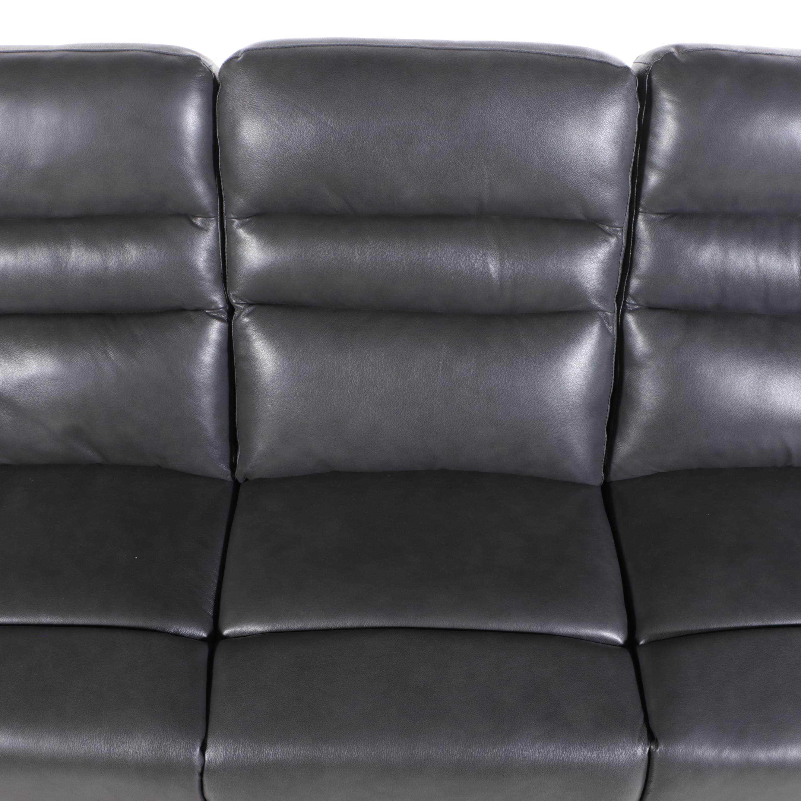 Member's Mark Easton Leather Reclining Sofa