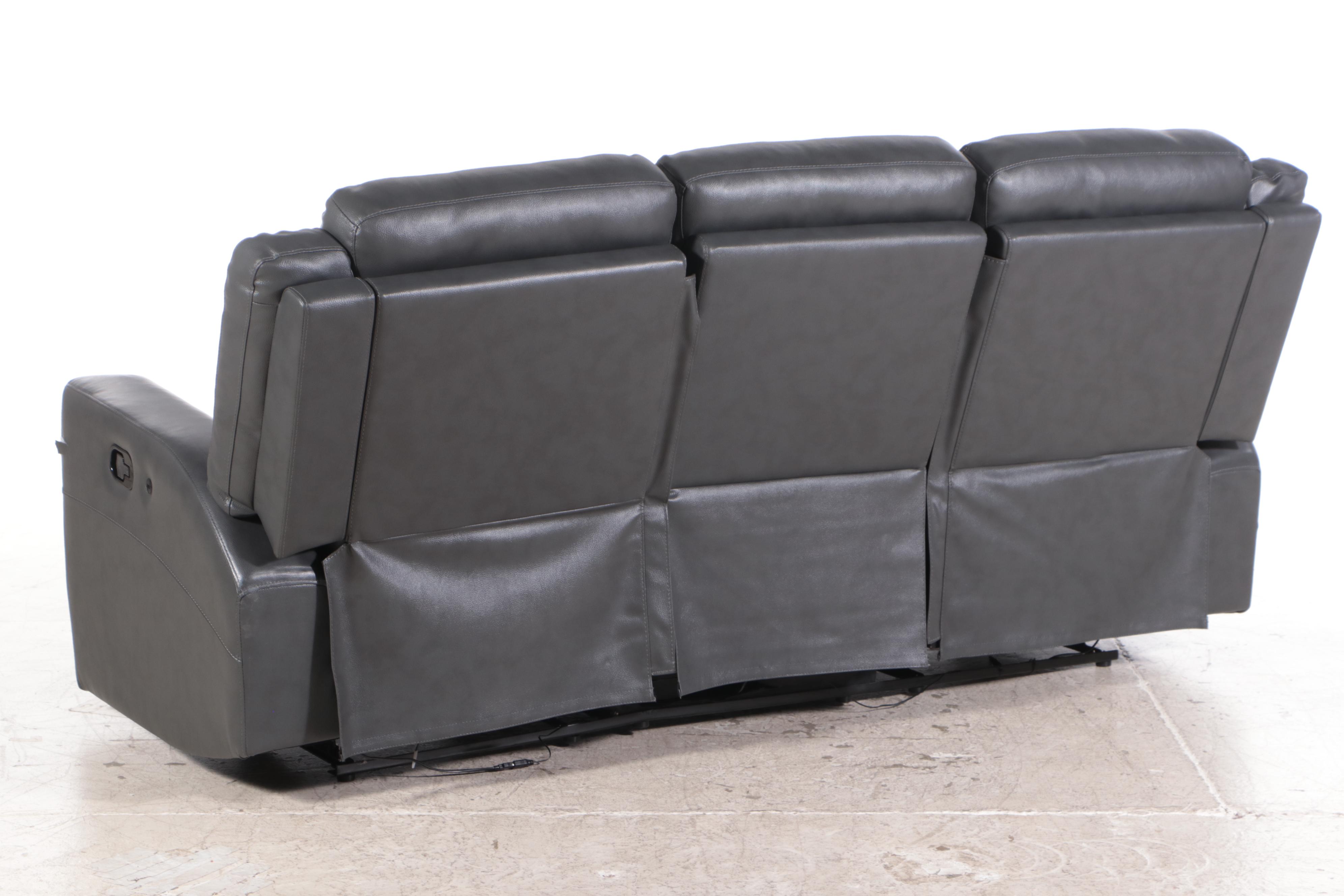 Member's Mark Easton Leather Reclining Sofa