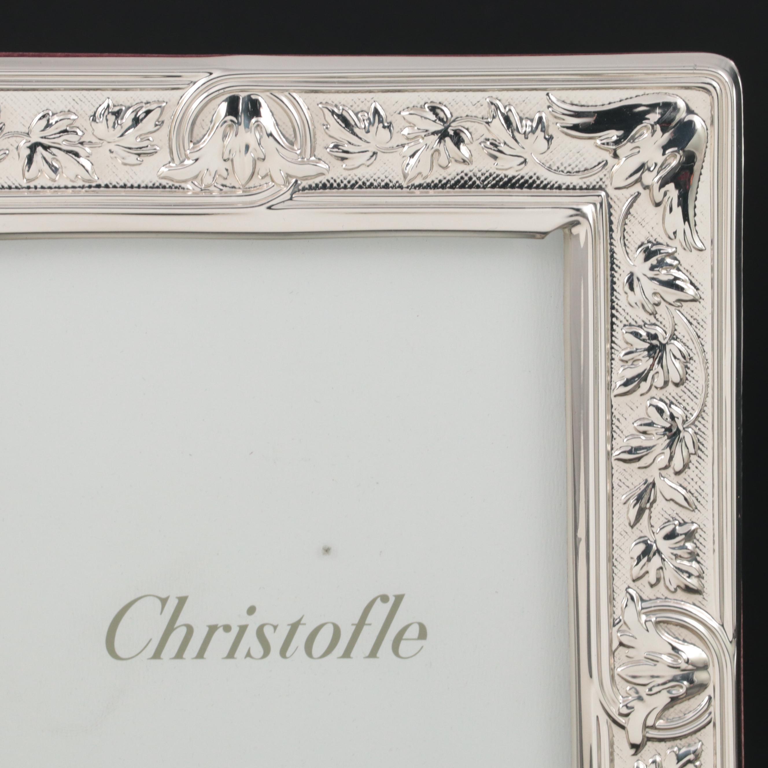 Christofle Sterling Silver Table Top Frame