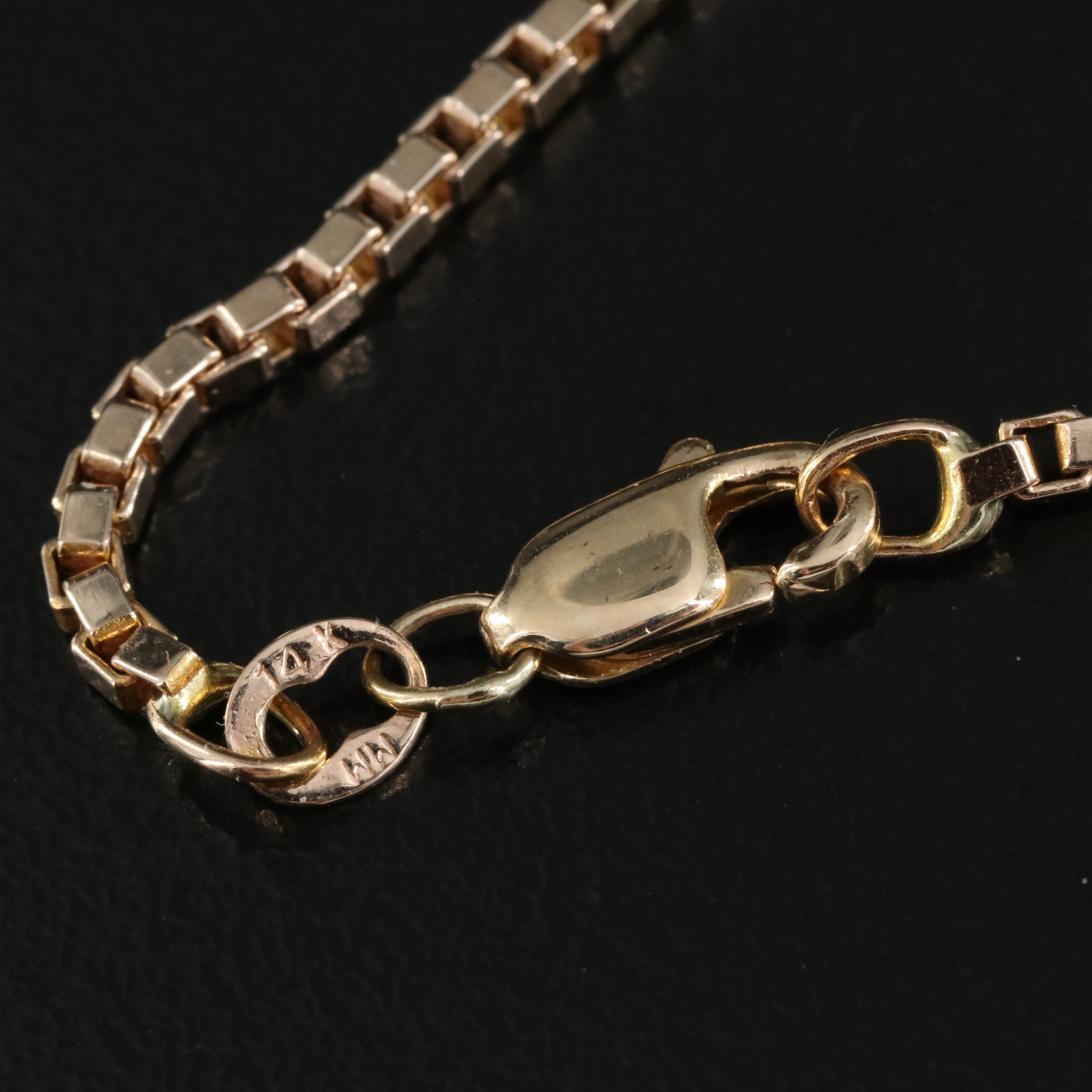 14K Box Chain