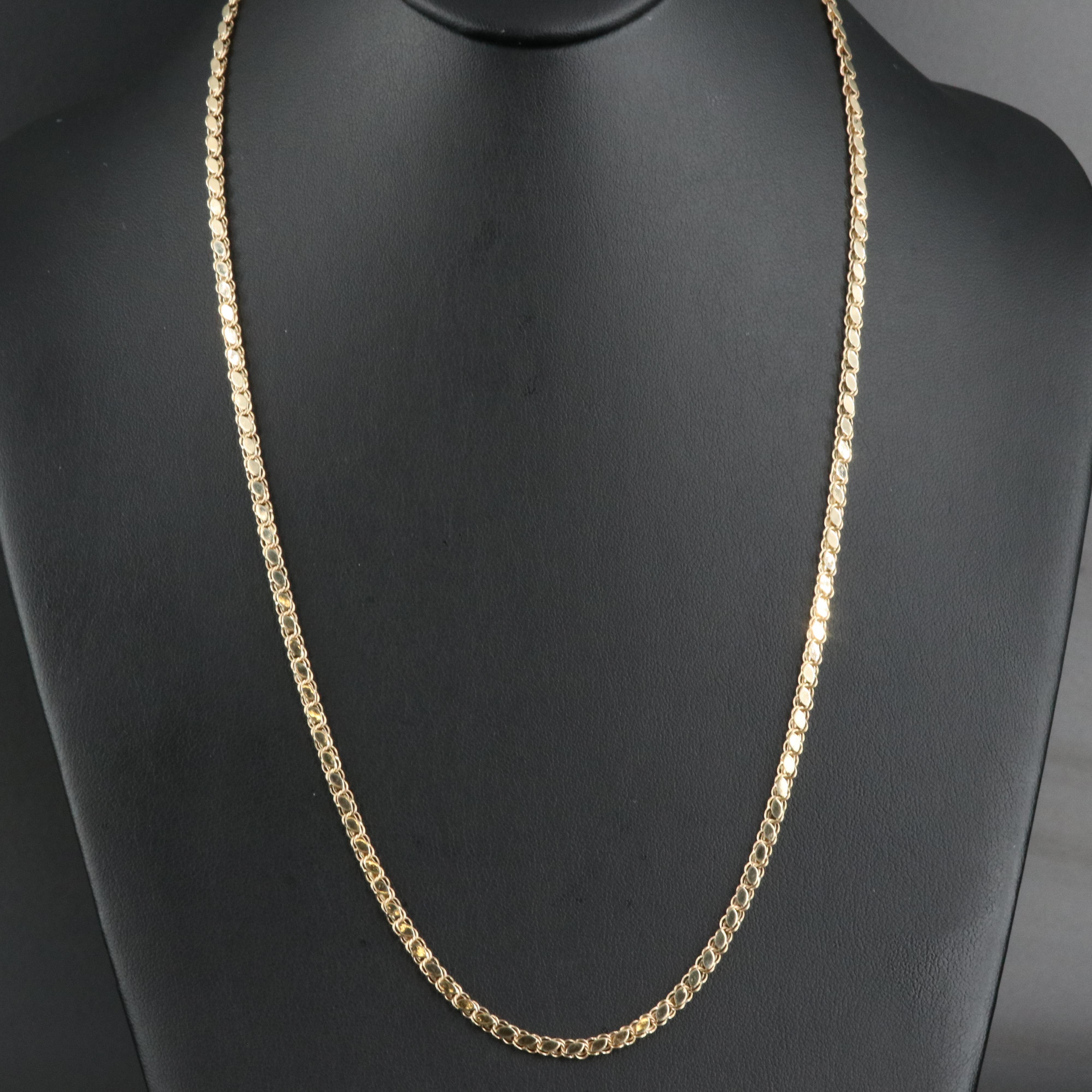 14K Fancy Link Chain