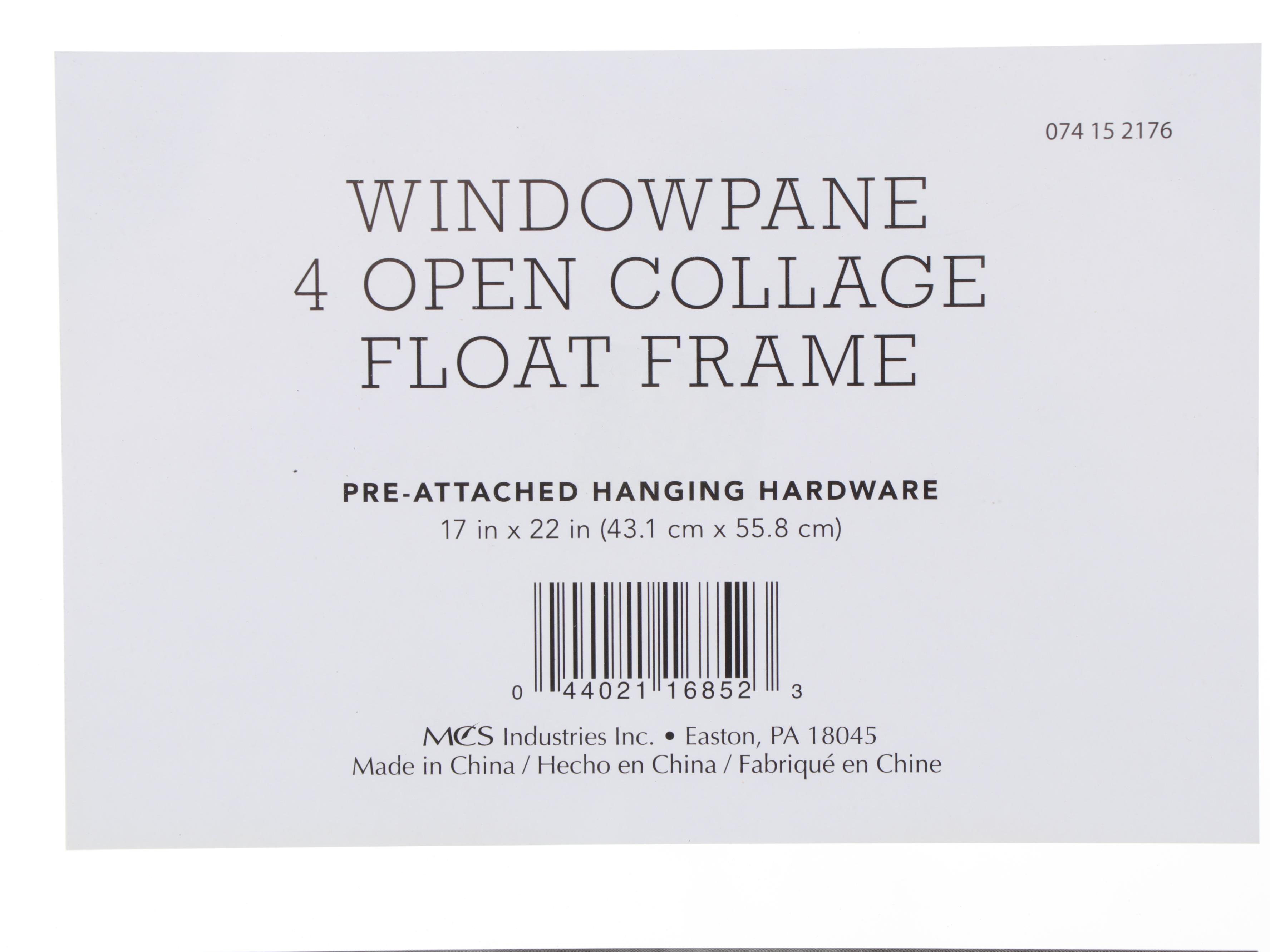 Threshold Windowpane Collage Frames with "Believe" Wreath Wall Decor