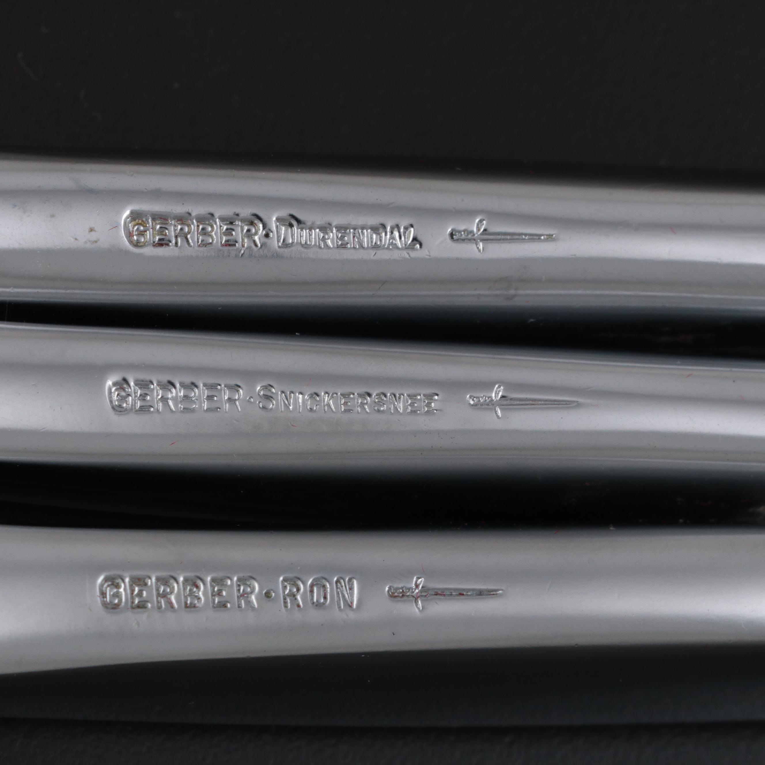 Gerber Legendary Blades Carving Set in Walnut Presentation Case