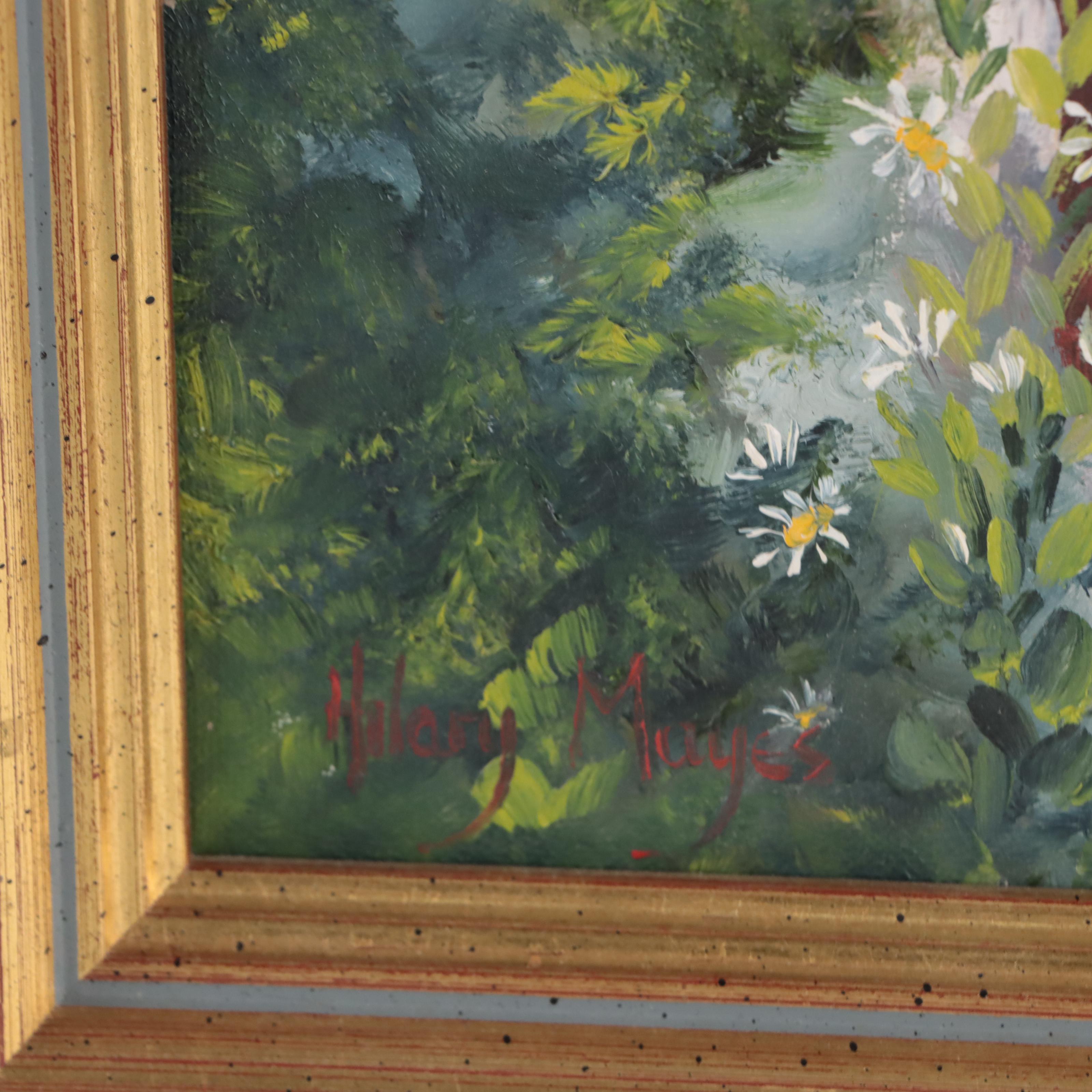 Hilary Mayes Oil Painting "Cornwall Postbox"