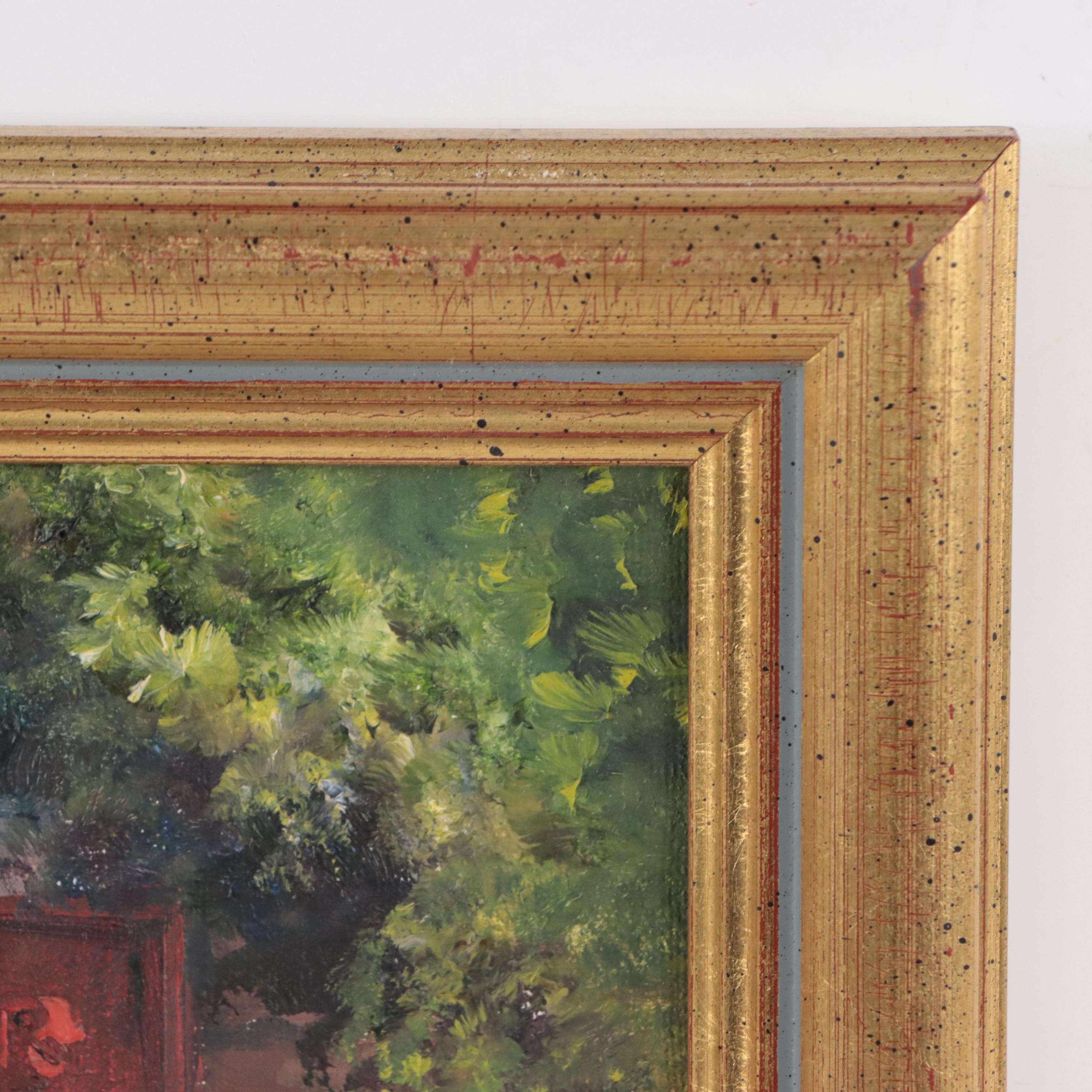 Hilary Mayes Oil Painting "Cornwall Postbox"