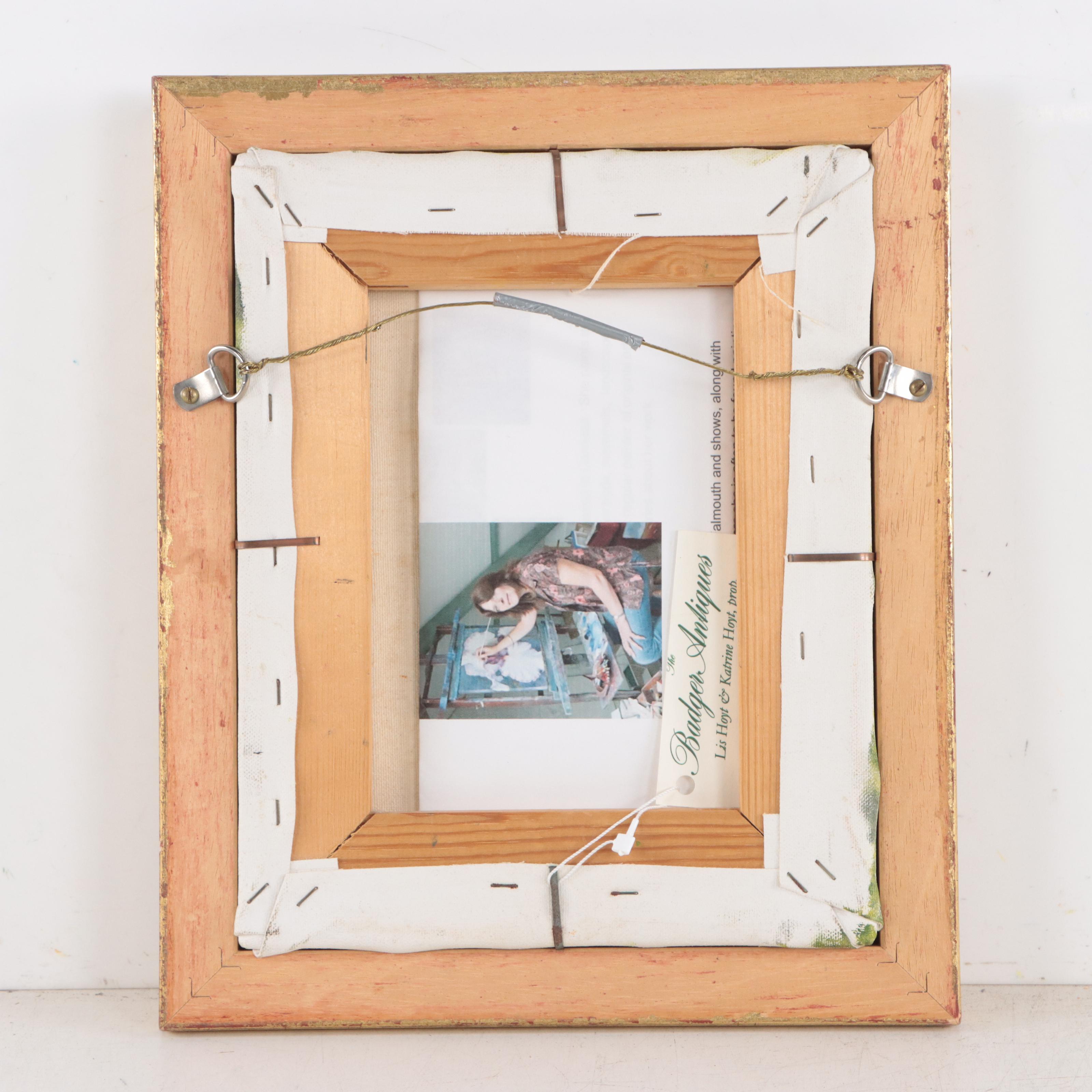 Hilary Mayes Oil Painting "Cornwall Postbox"