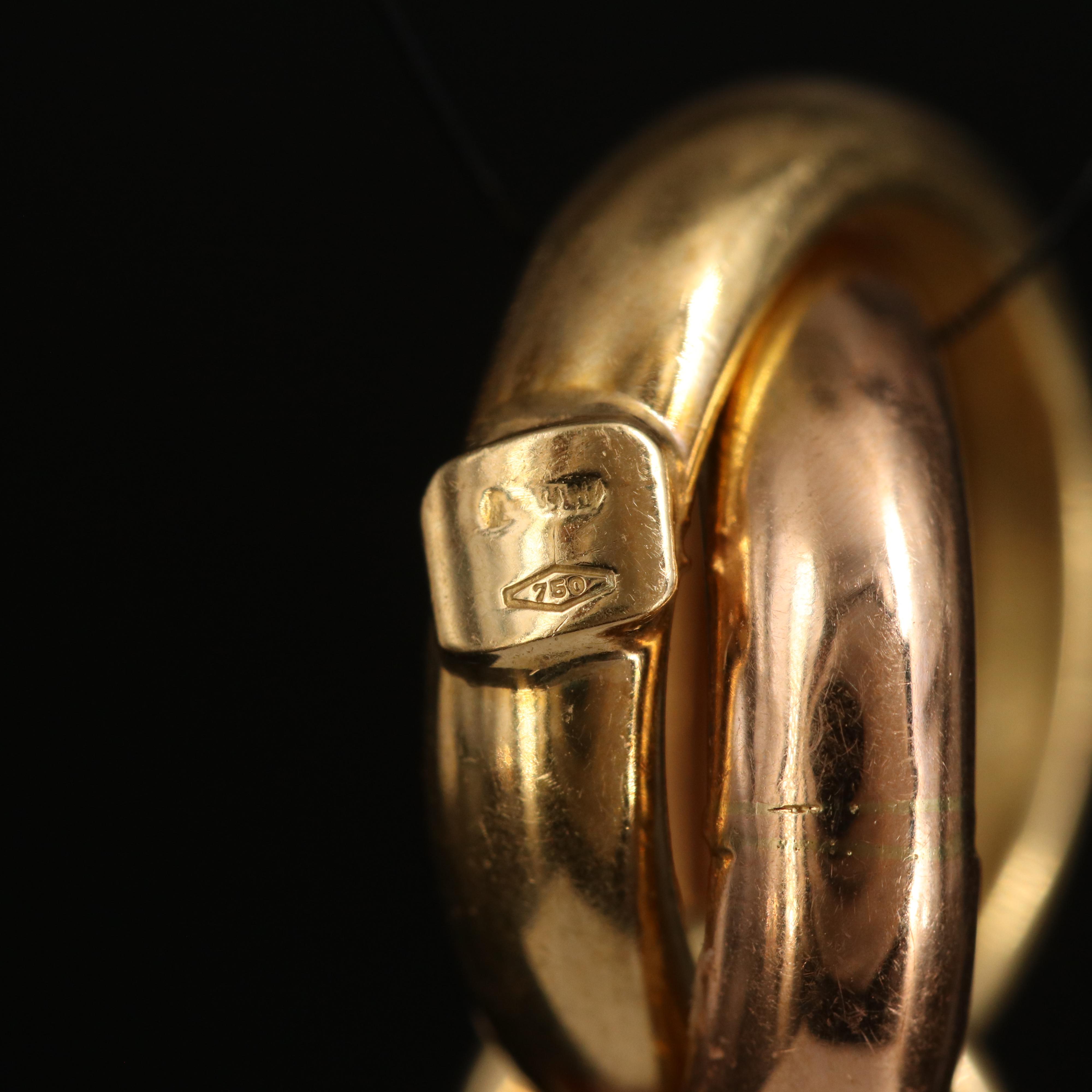 18K Coral and Amber Pendant