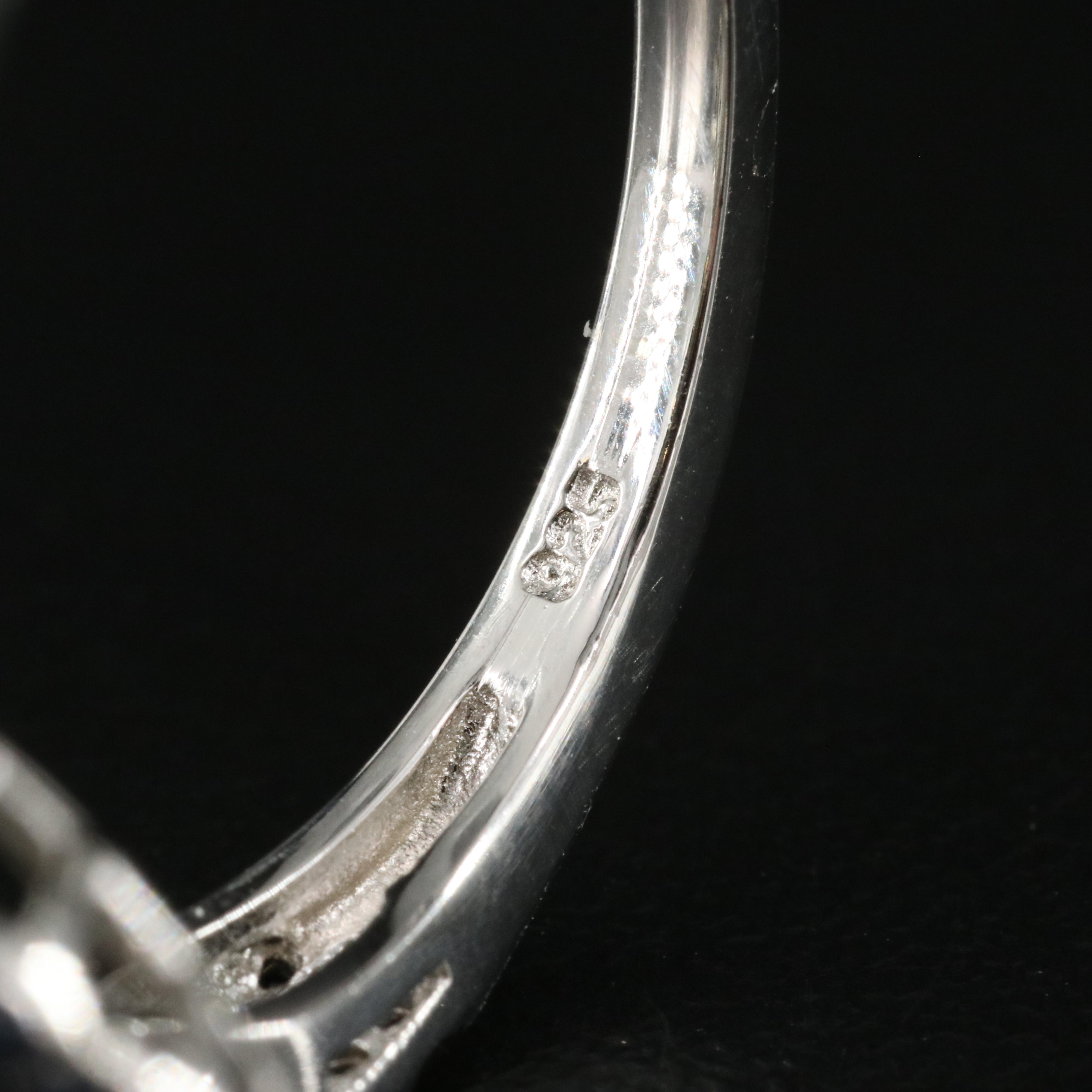 Sterling Opal and Sapphire Ring