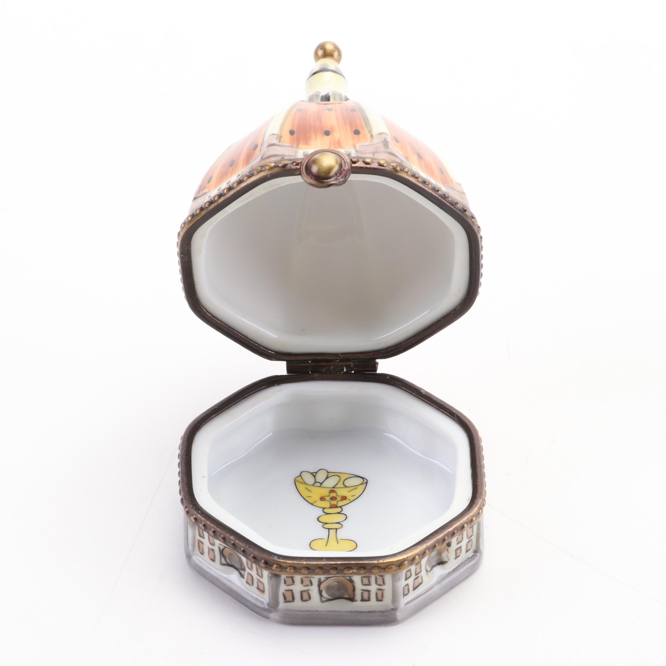 Eximious Hand-Painted "Duomo di Firenze" Limoges Box