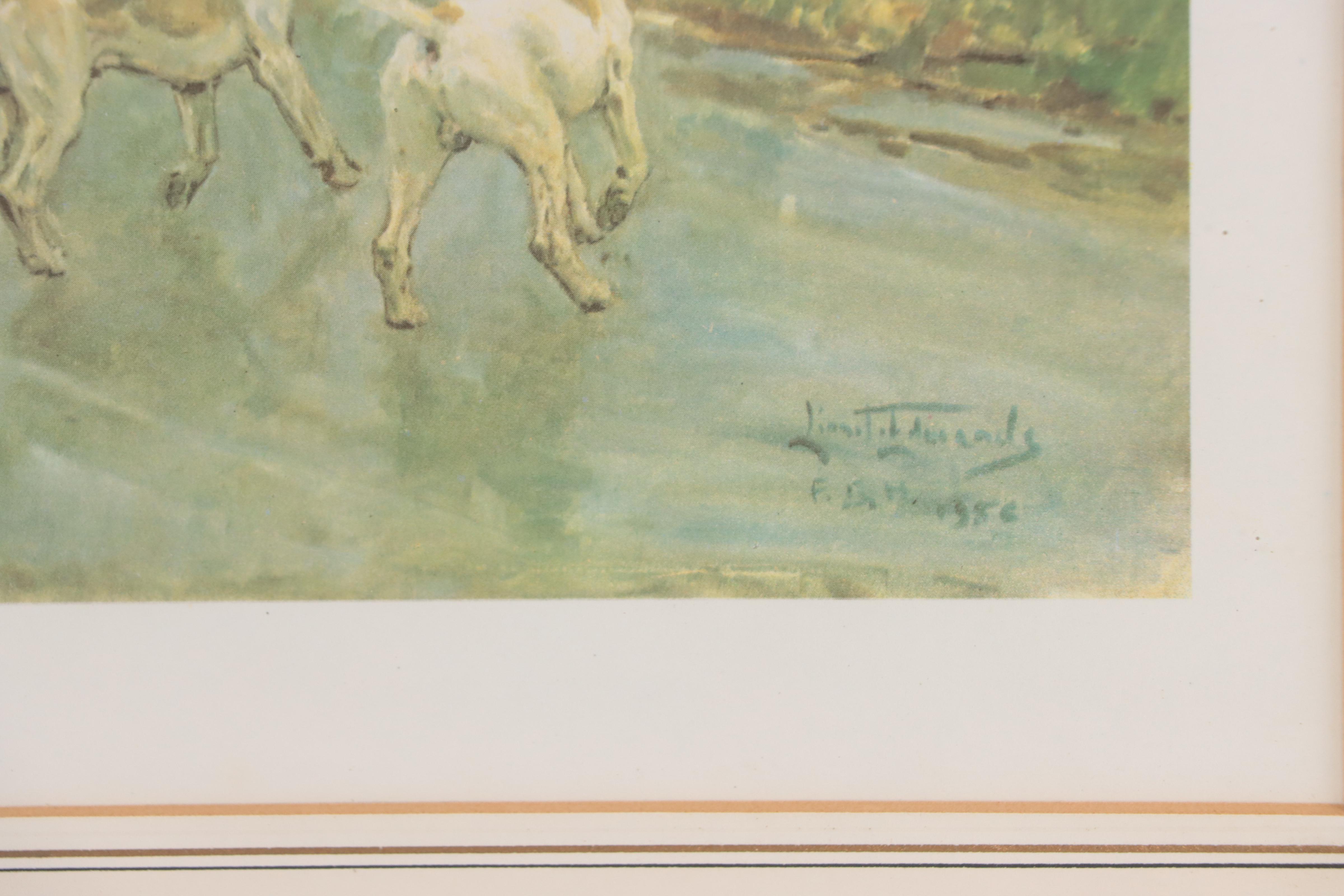 Lionel Edwards Offset Lithograph of English Hunting Scene