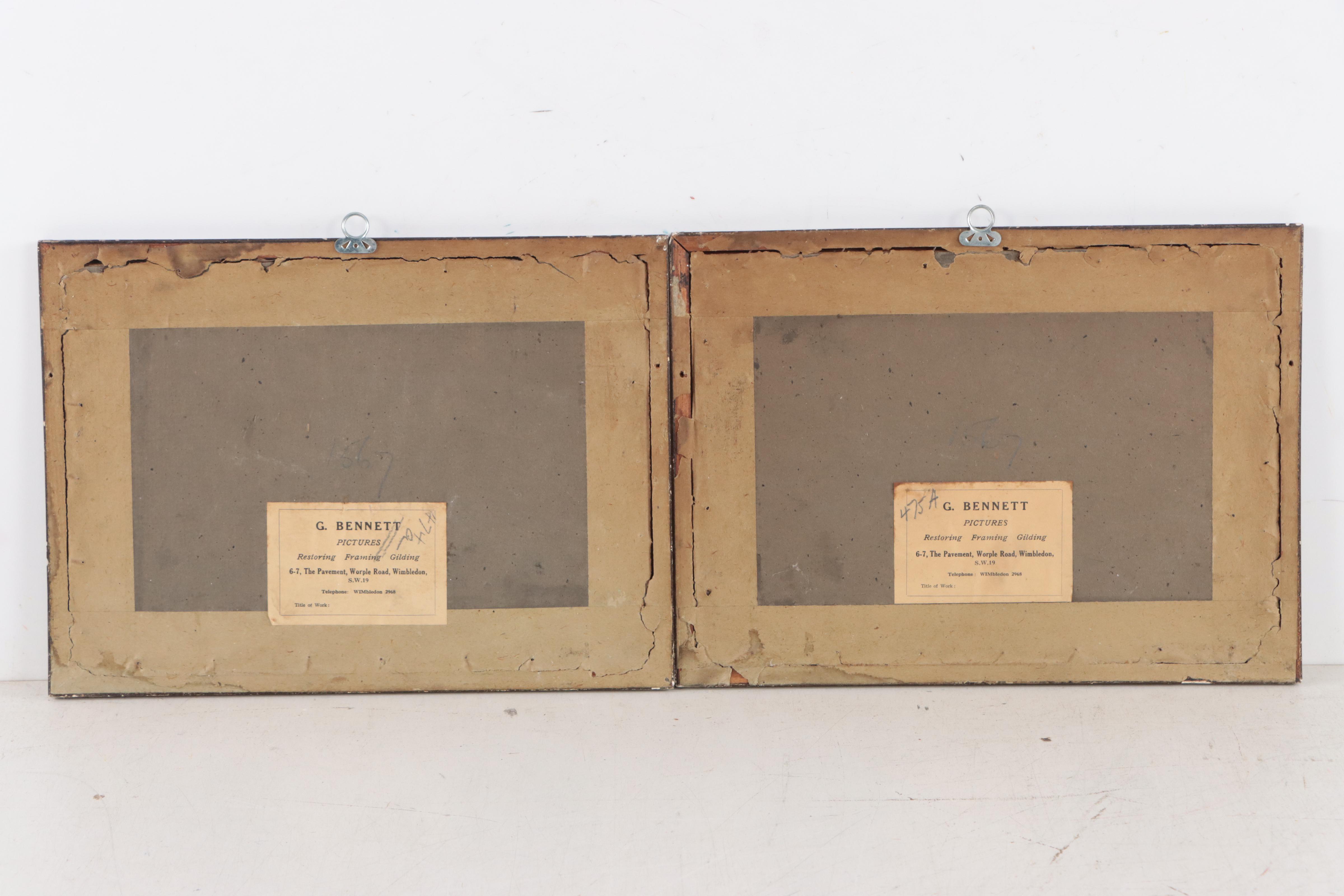 Hand-Colored Etchings After Henry Alken of Dog Fights, 19th Century