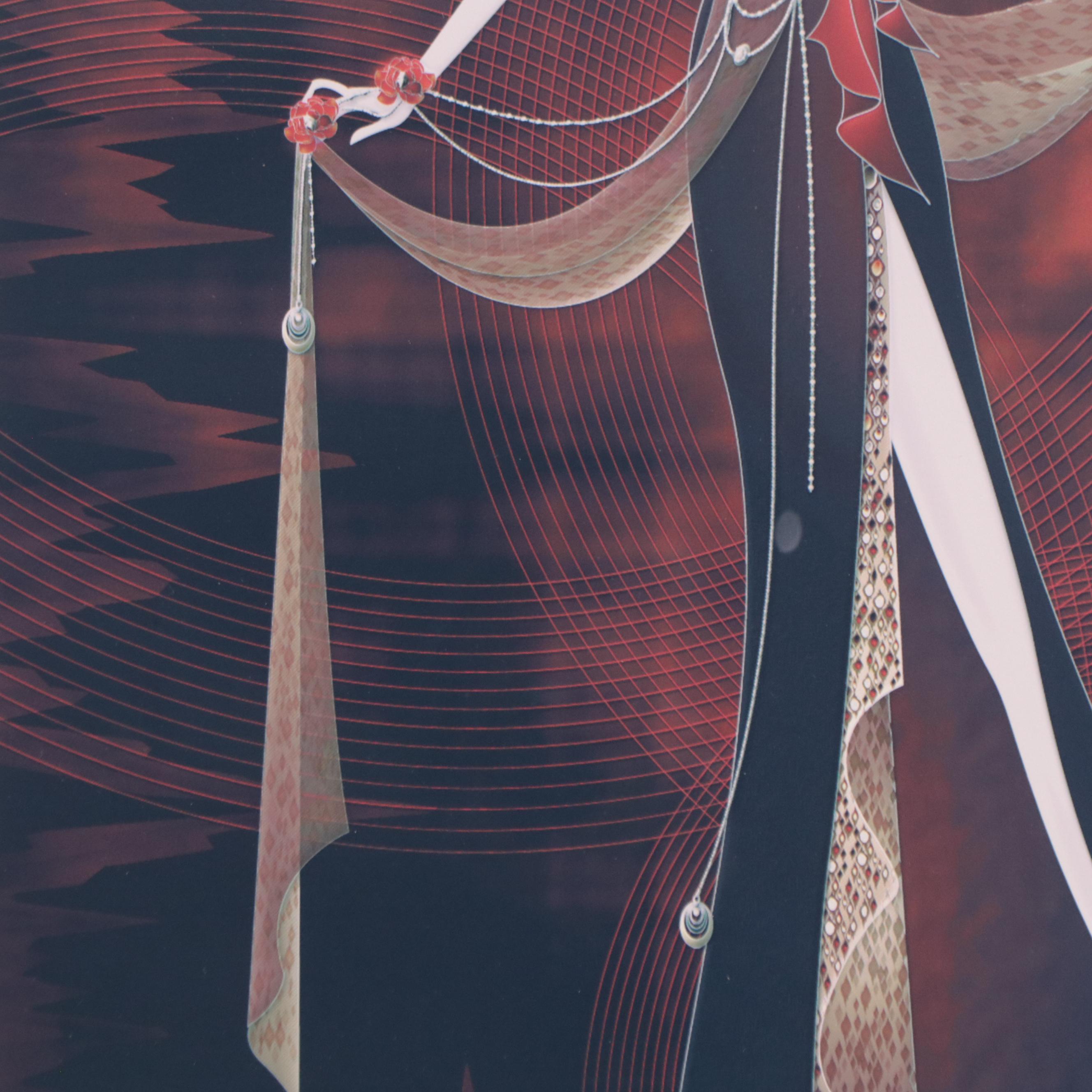 Scarlett Chou Giclée of Fashionista, Late 20th Century